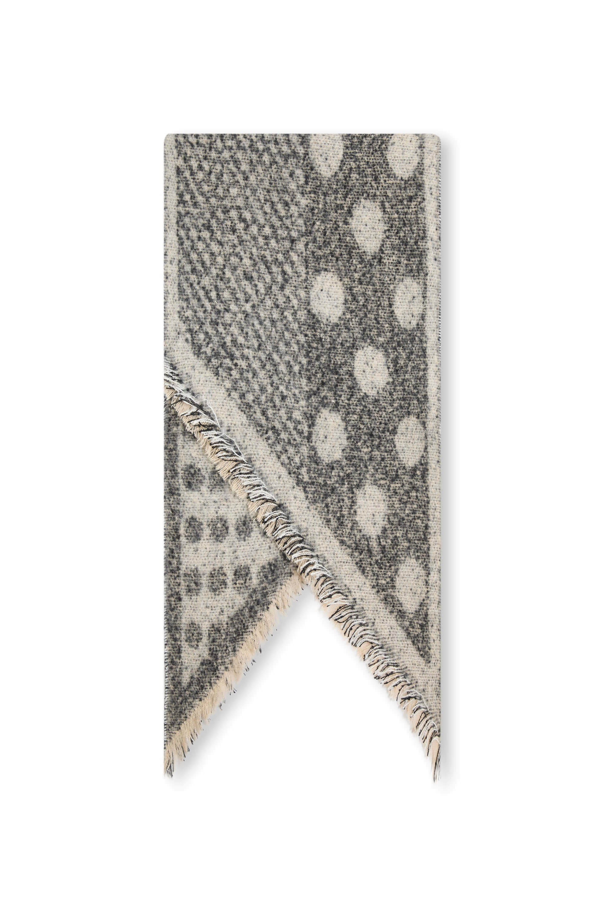 James Lakeland Women's Polka Dot Black Scarf In Black