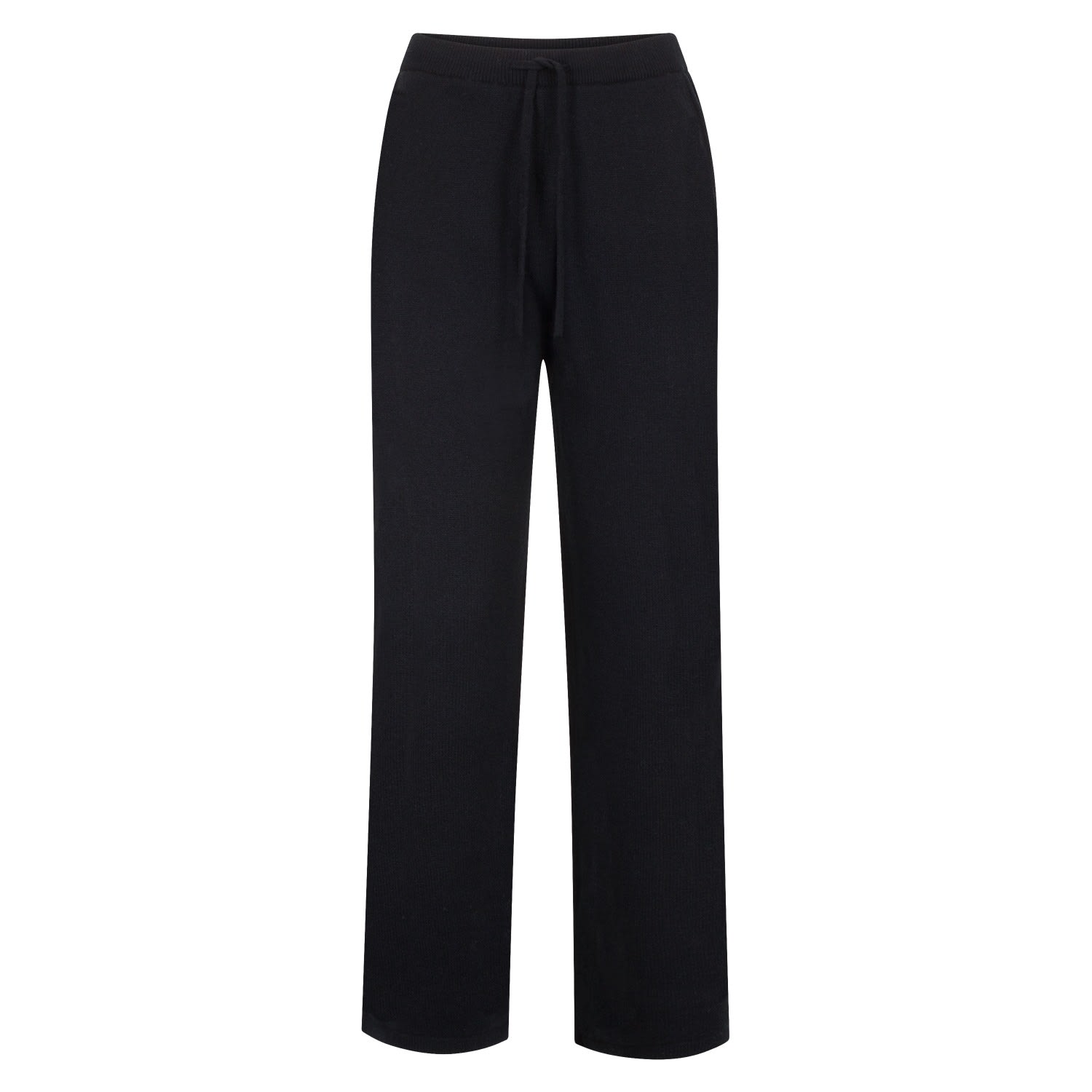 Paul James Knitwear Womens Lambswool Lucia Knitted Trousers - Black In Black