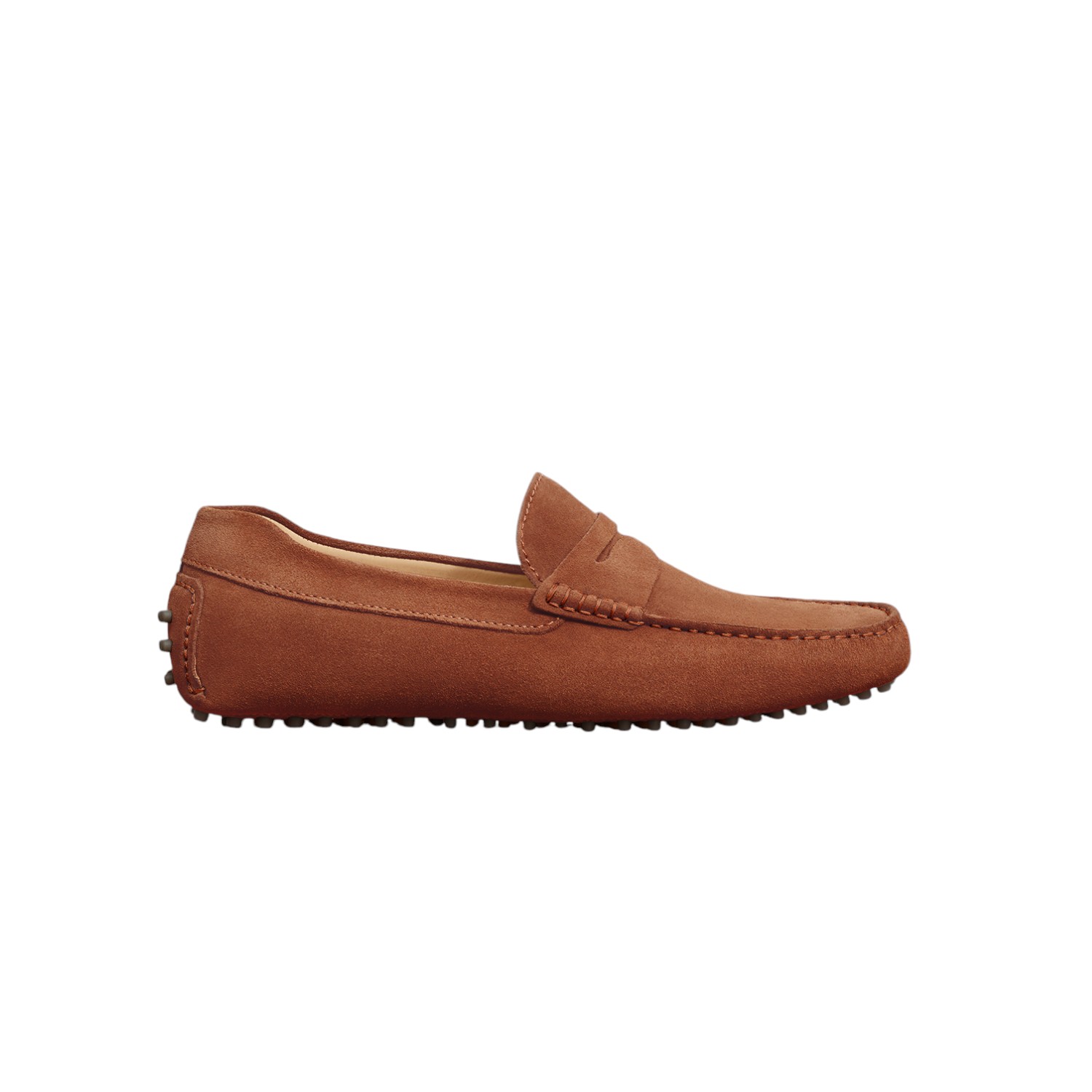Parker Driving Loafer - Terracotta Suede | Jack Erwin | Wolf & Badger