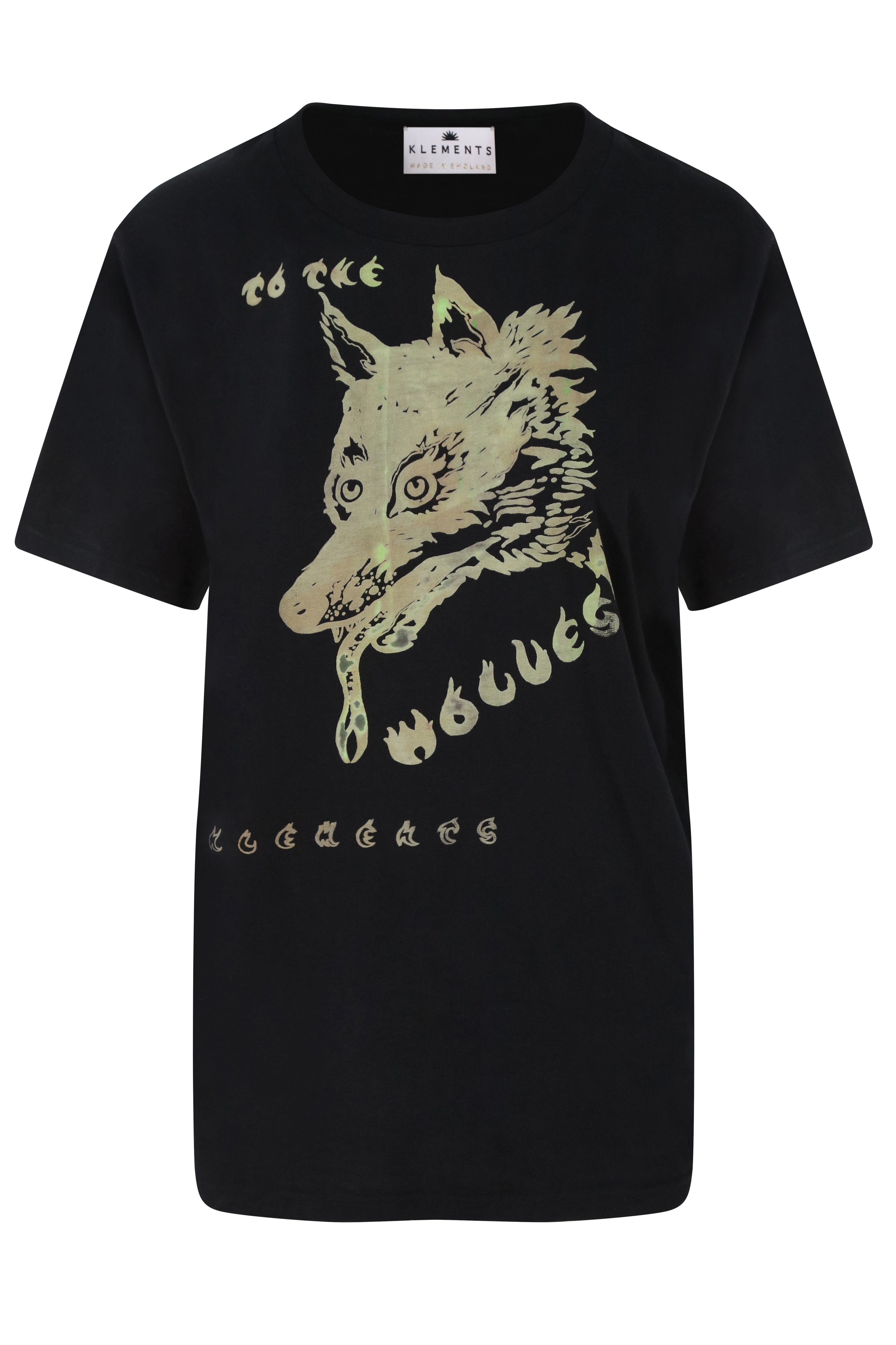 Men’s Wolf Printed T Shirt Small Klements