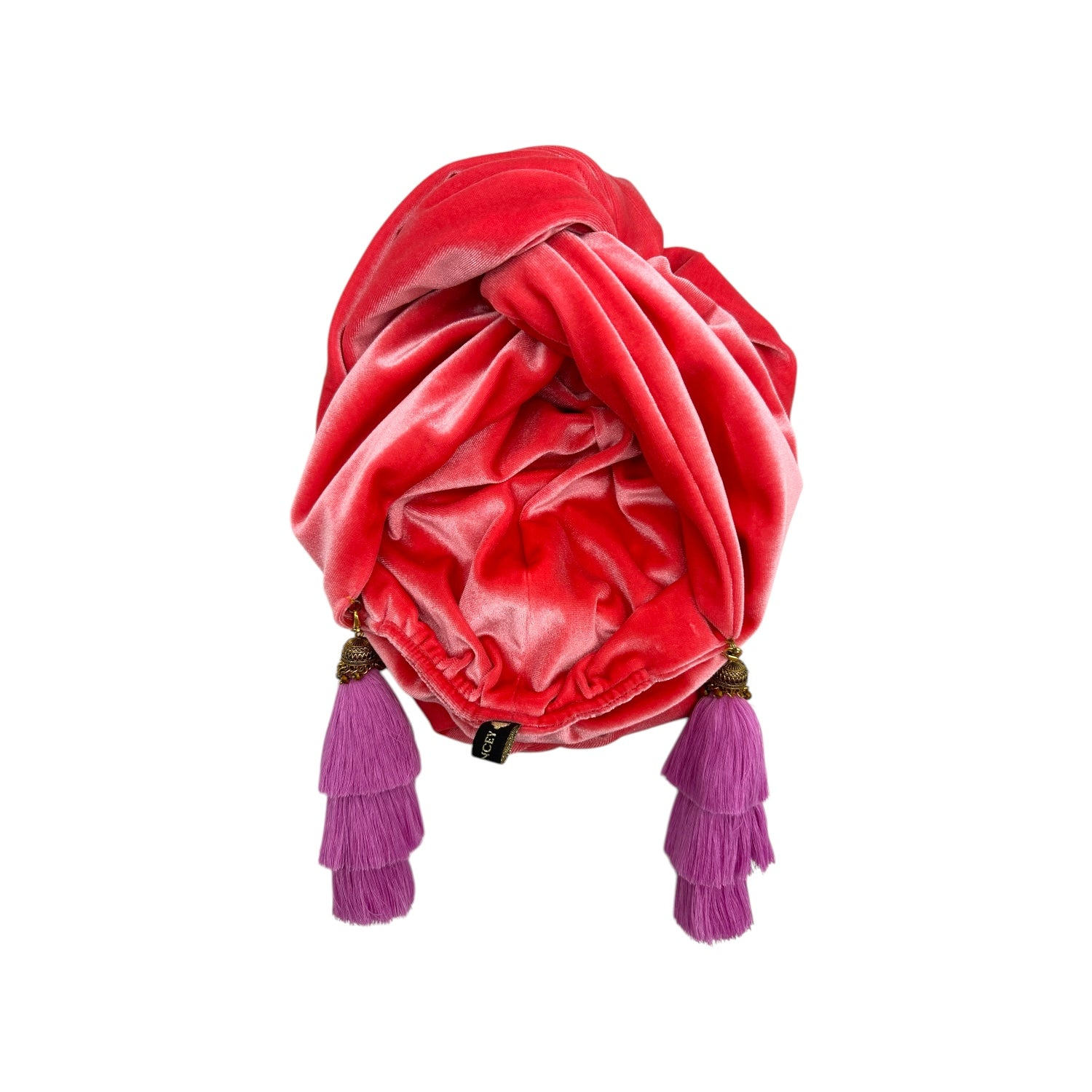 Julia Clancey Women's Pink / Purple Flamingo Lilac Swinglette Turban