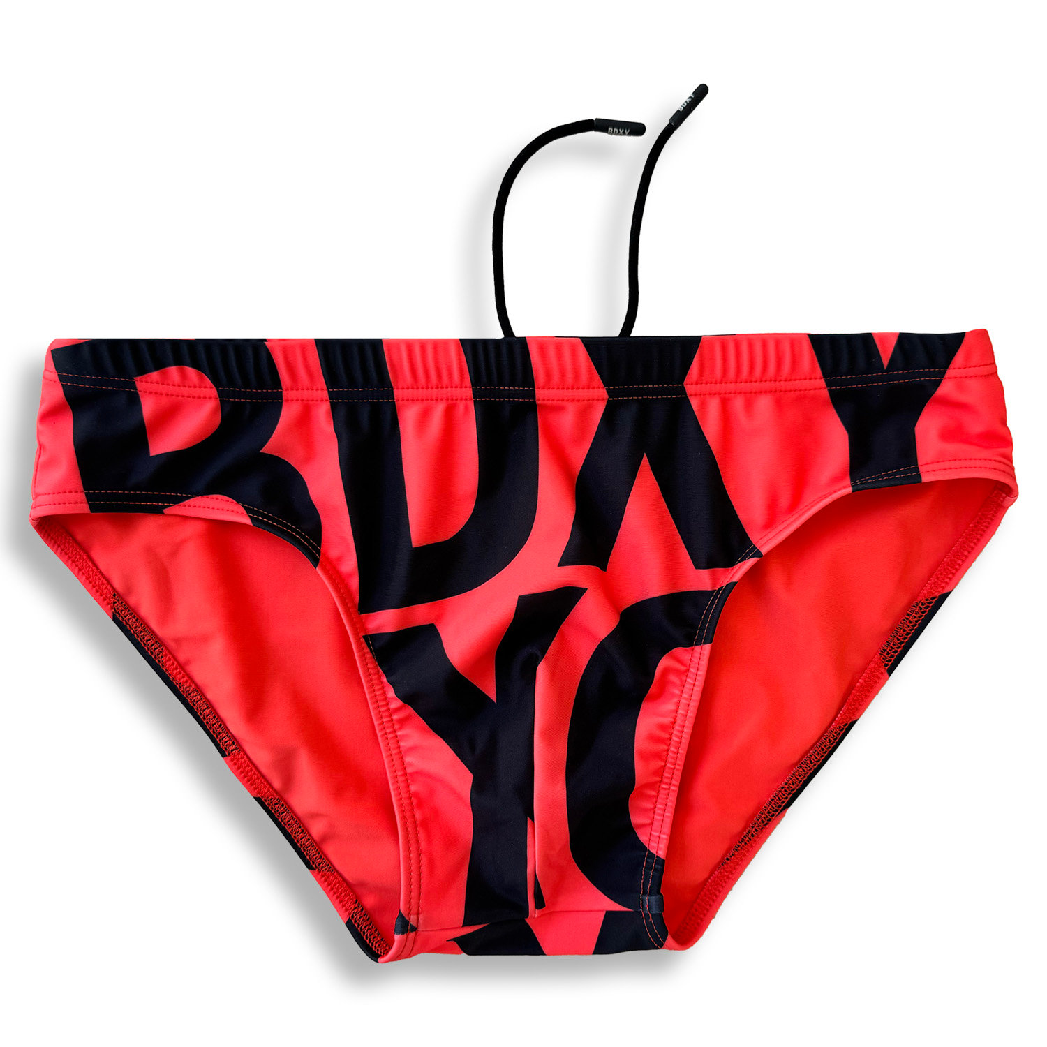Bdxy Studio Men's Orange / Black Teh Atmos Swimbrief Bold Tangerine In Multi