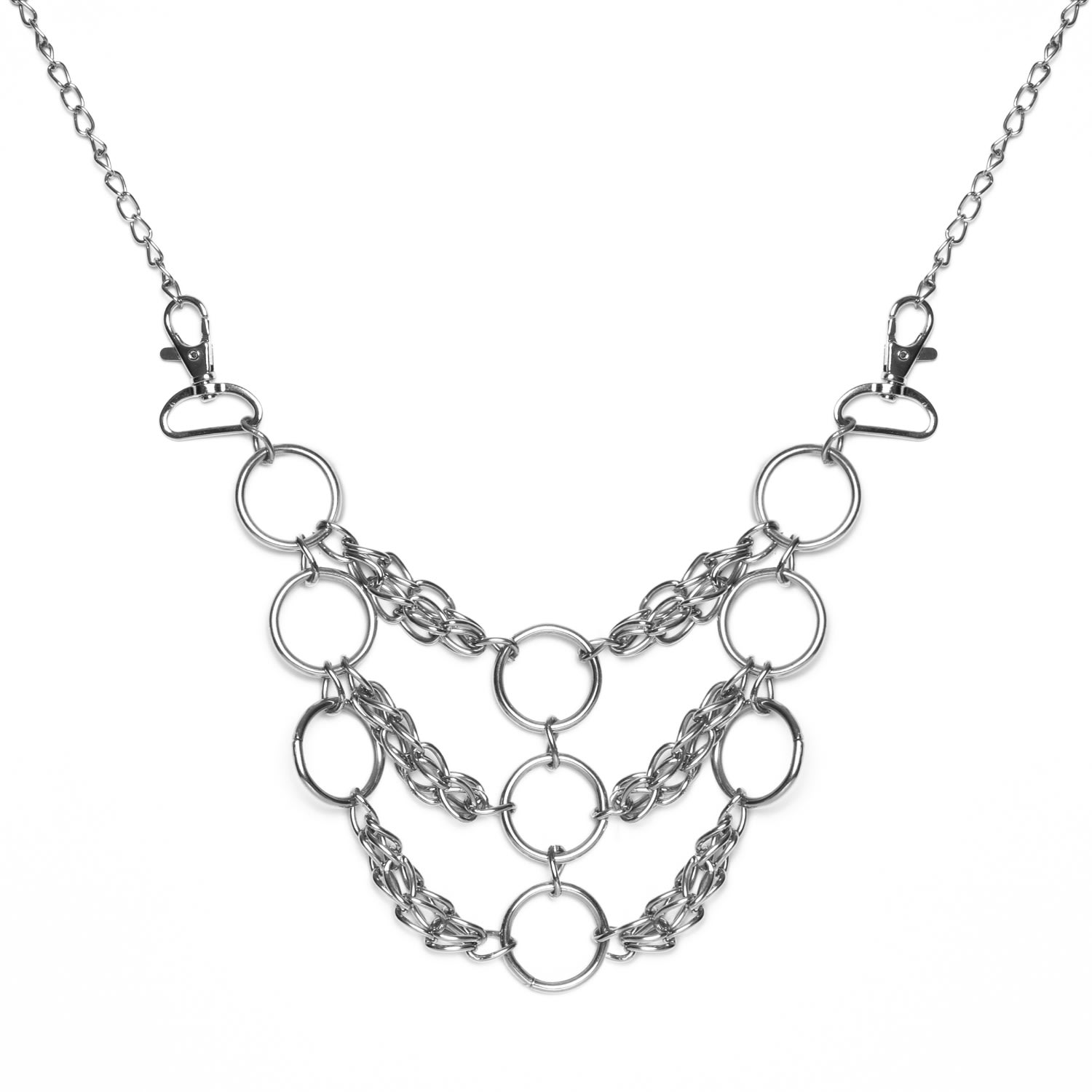 Paloma Lira Women's Silver Low Back Chain In Silver