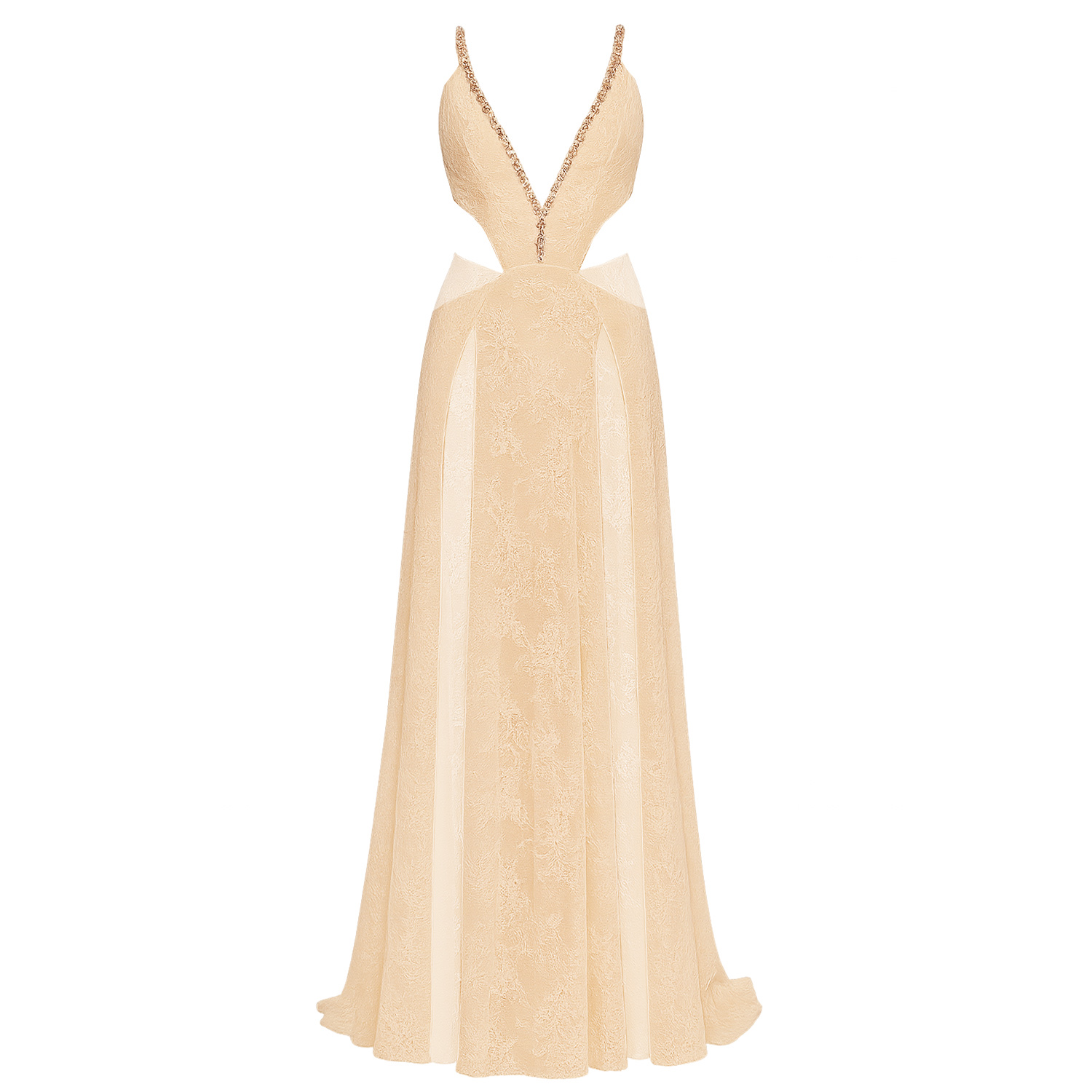 Nissa Women's Pink Crystal-embellished Silk Gown In Pink