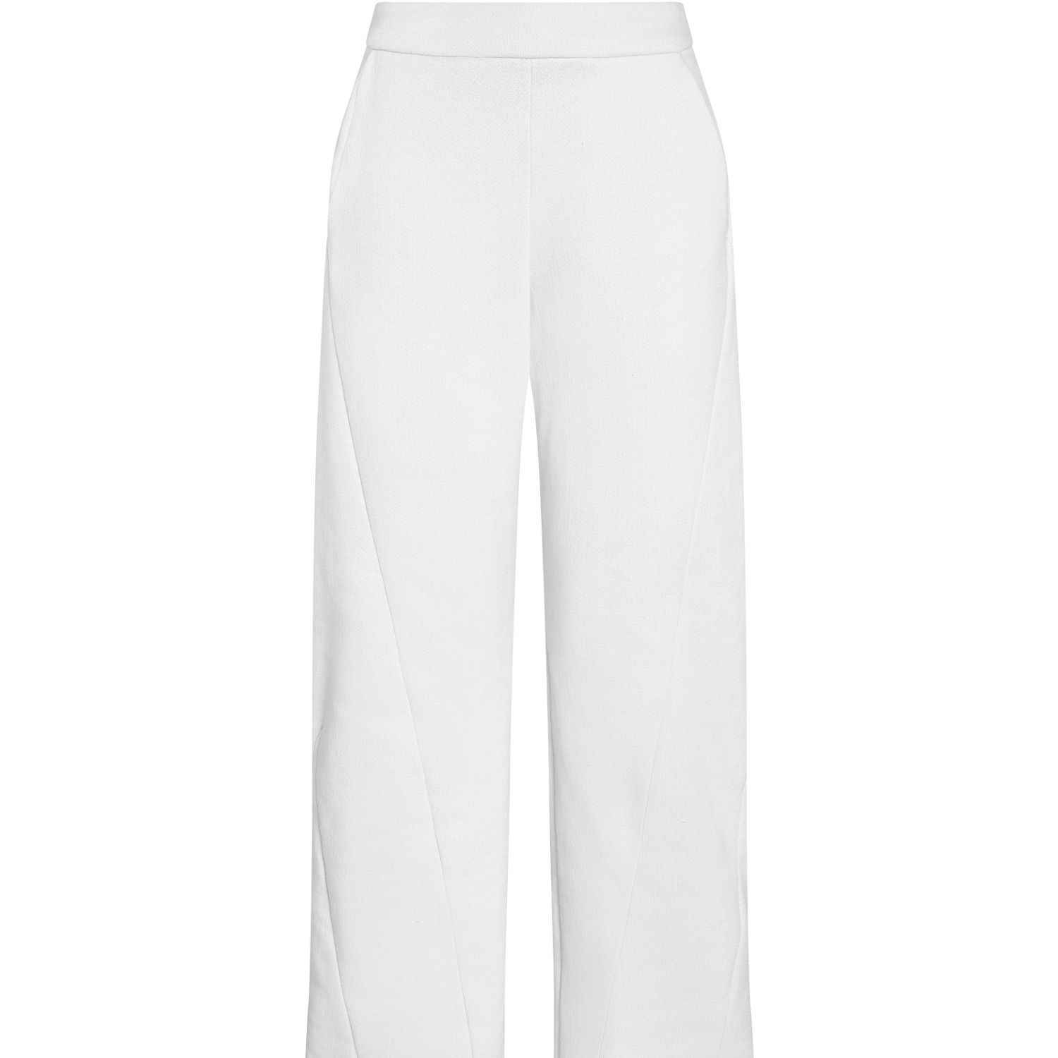 Modrn Studio Neutrals / White Ultra-soft Women's Cotton Sweatpants - White