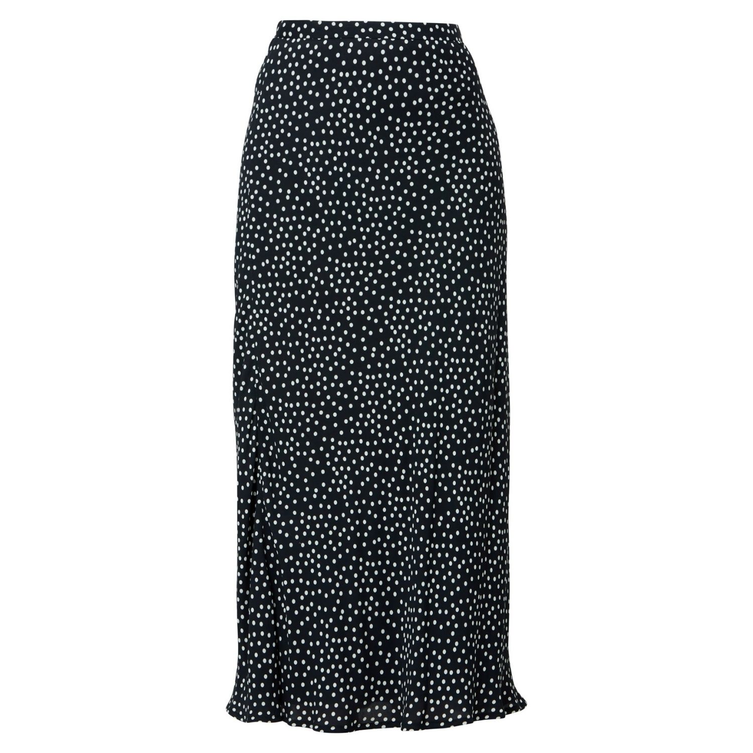 Women’s Blue Peyton Navy Polka Dot Skirt Extra Large Helen Mcalinden