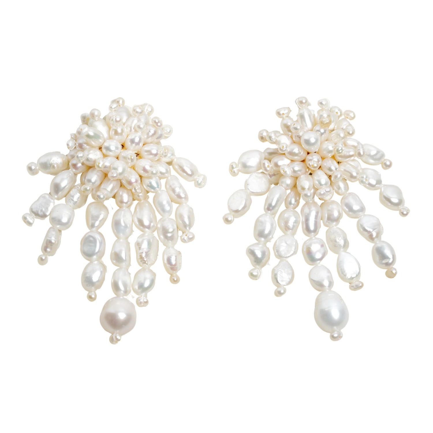 Women’s White Victoria Pearl Earrings Fulliaa