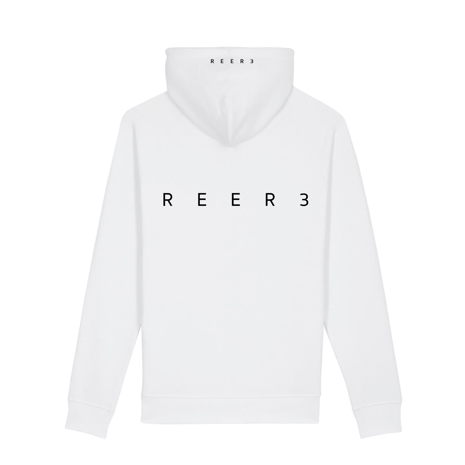 designer white hoodie