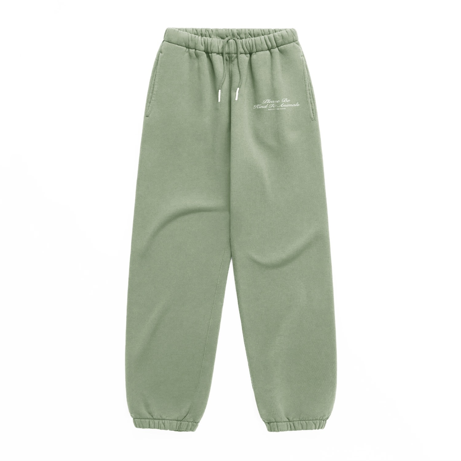 Dont Eat The Homies Men's Be Kind Sweatpants - Green In Green