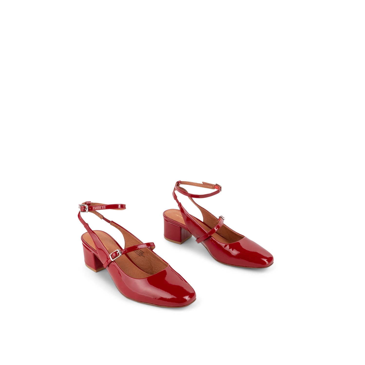 Intentionally Blank Women's Klavier Slingback Mary Jane-red In Red