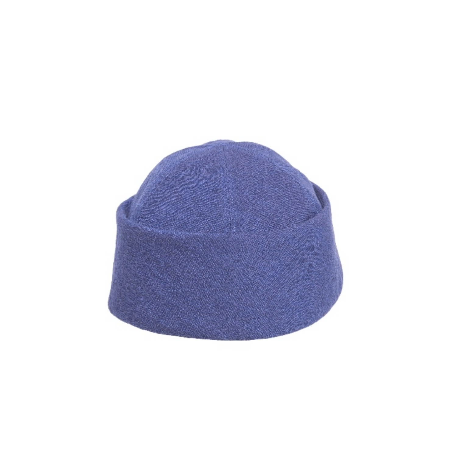 Anthony Peto Men's Beanie Linen Omey Blue In Blue