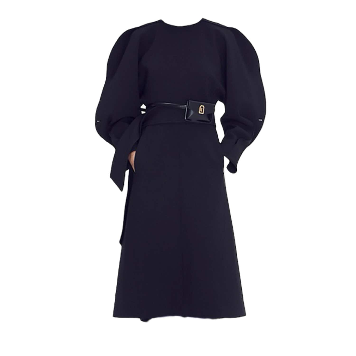 midi black shift dress Cowl Neck Satin Midi Shift Dress – New York & Company