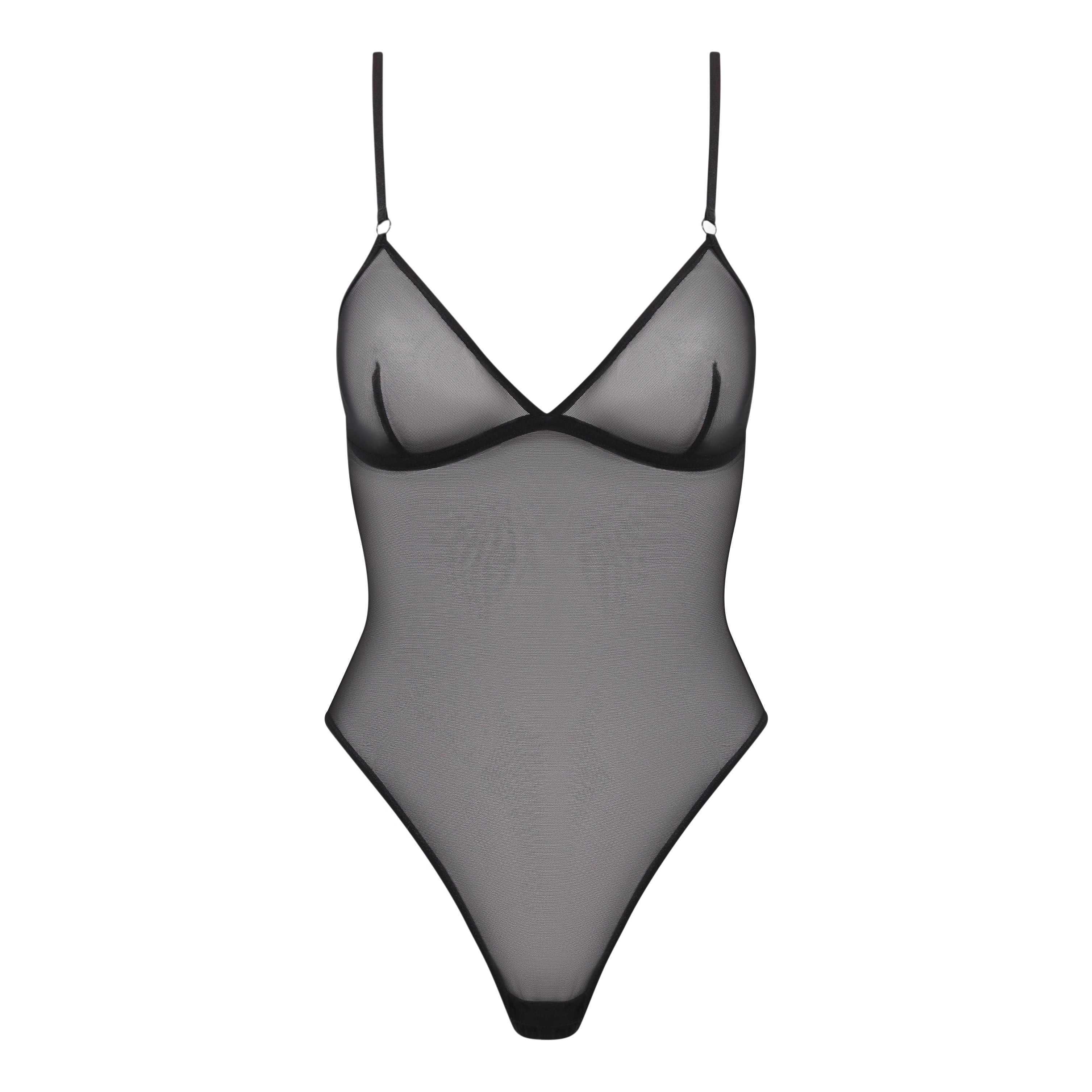 Dagallo Mesh Bodysuit Black