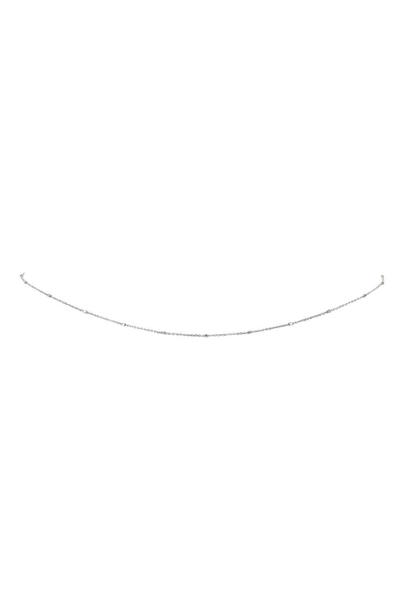Naiia Women's Sierra Silver Multiwear Belly Chain & Necklace