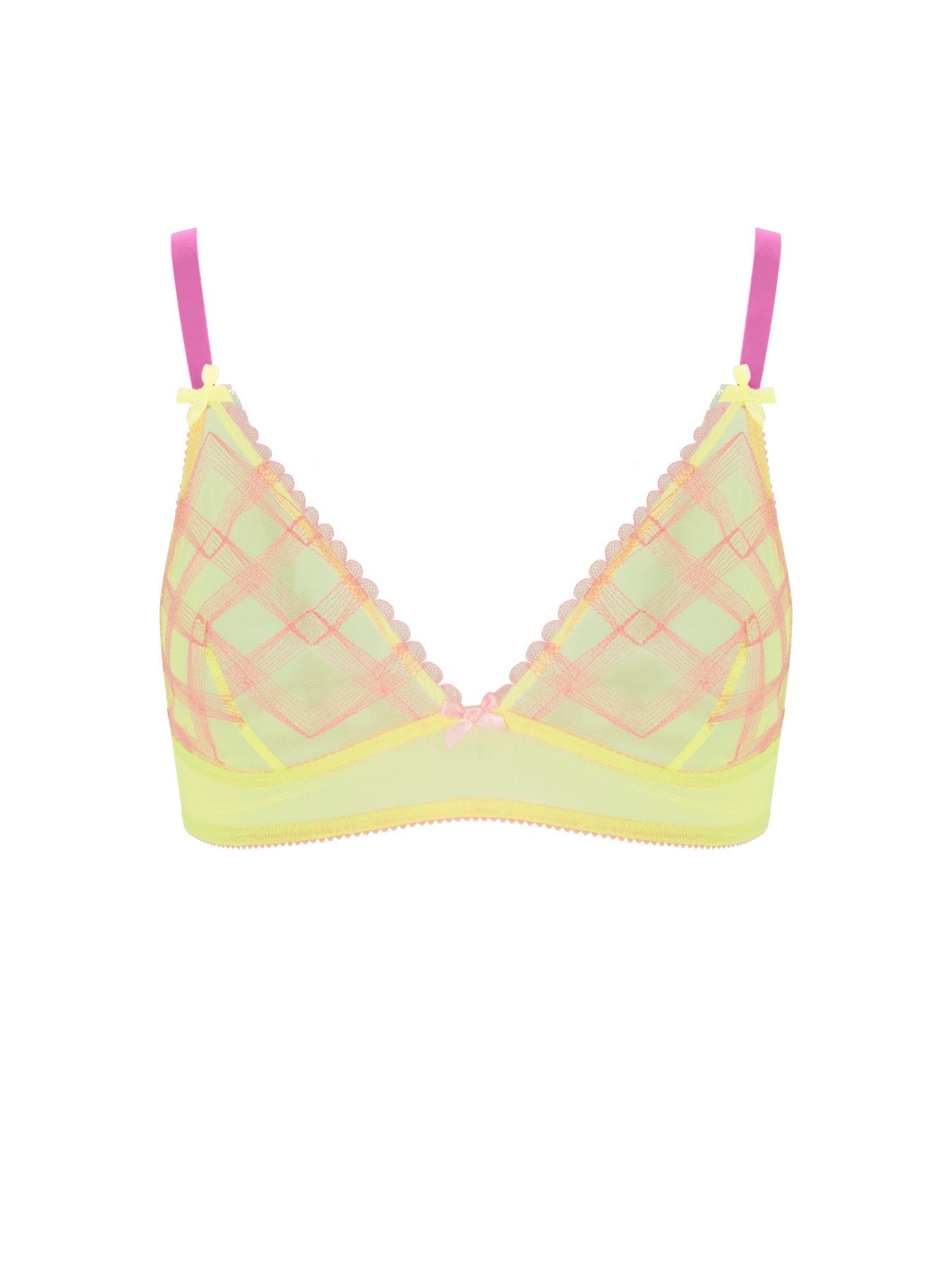 Lace Triangle Bra - Black — ECHOCLUBHOUSE