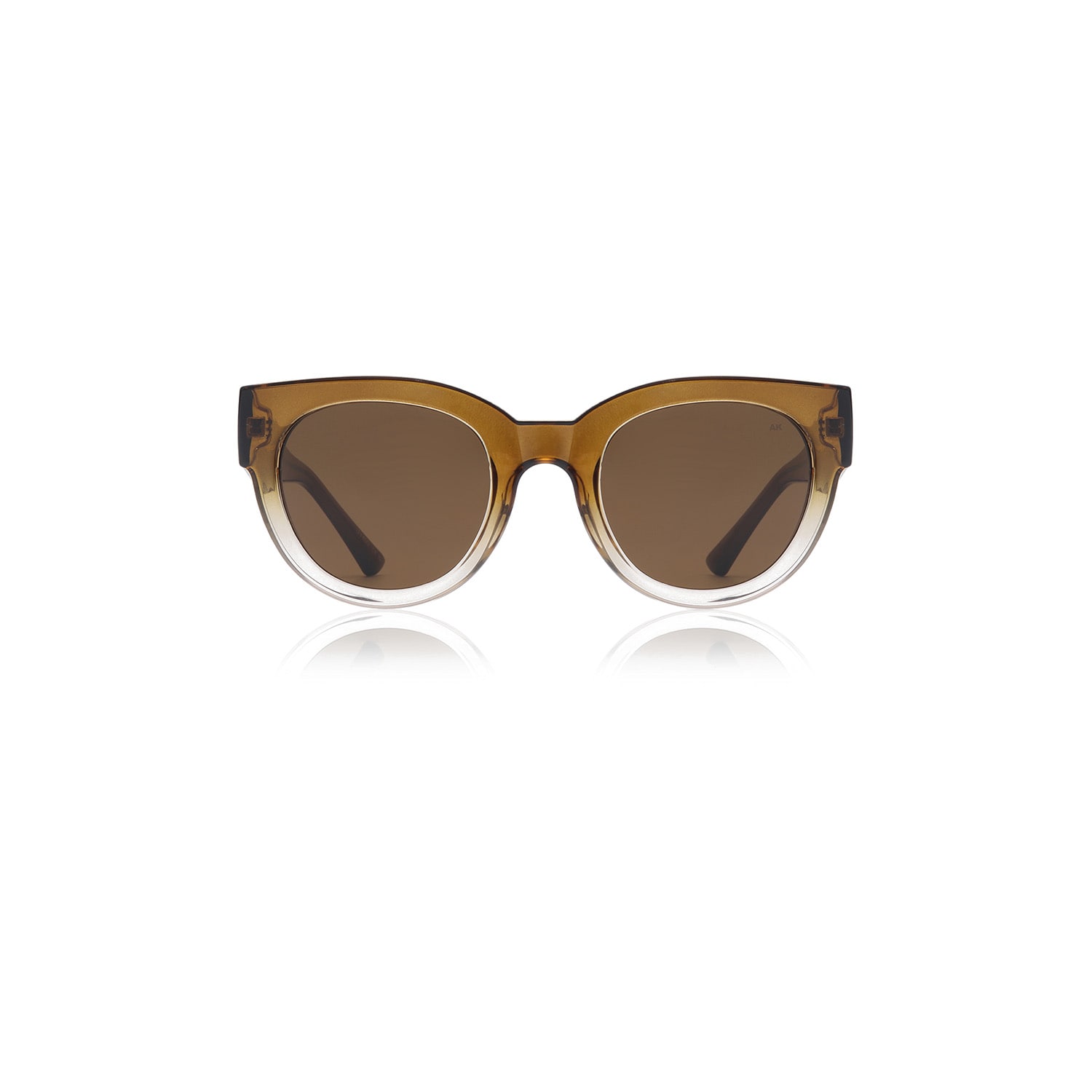 A. Kjærbede Women's Neutrals / Brown Lilly Sunglasses Smoke Champagne