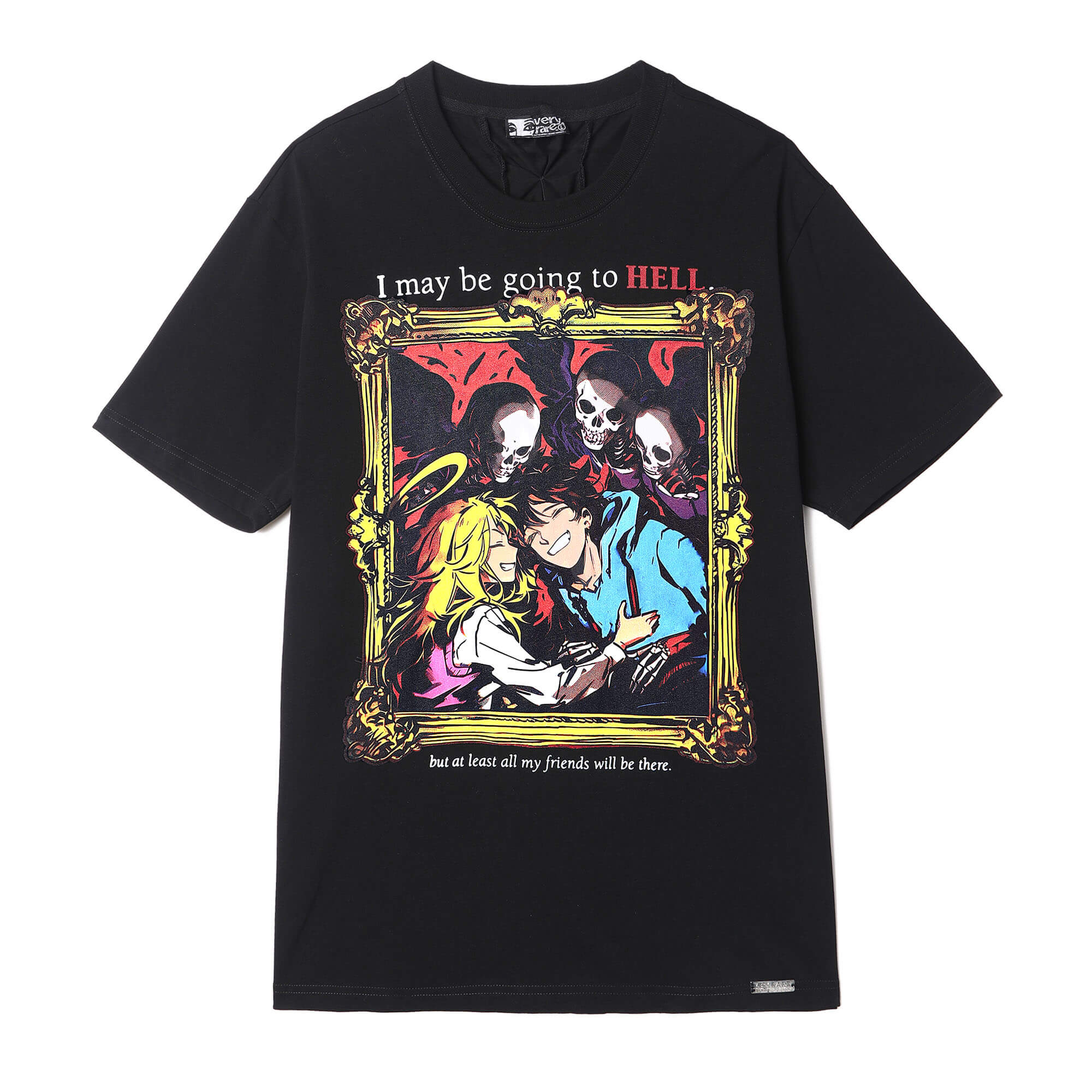 Veryrare Men's Black Hell And Friends Spinal In Black