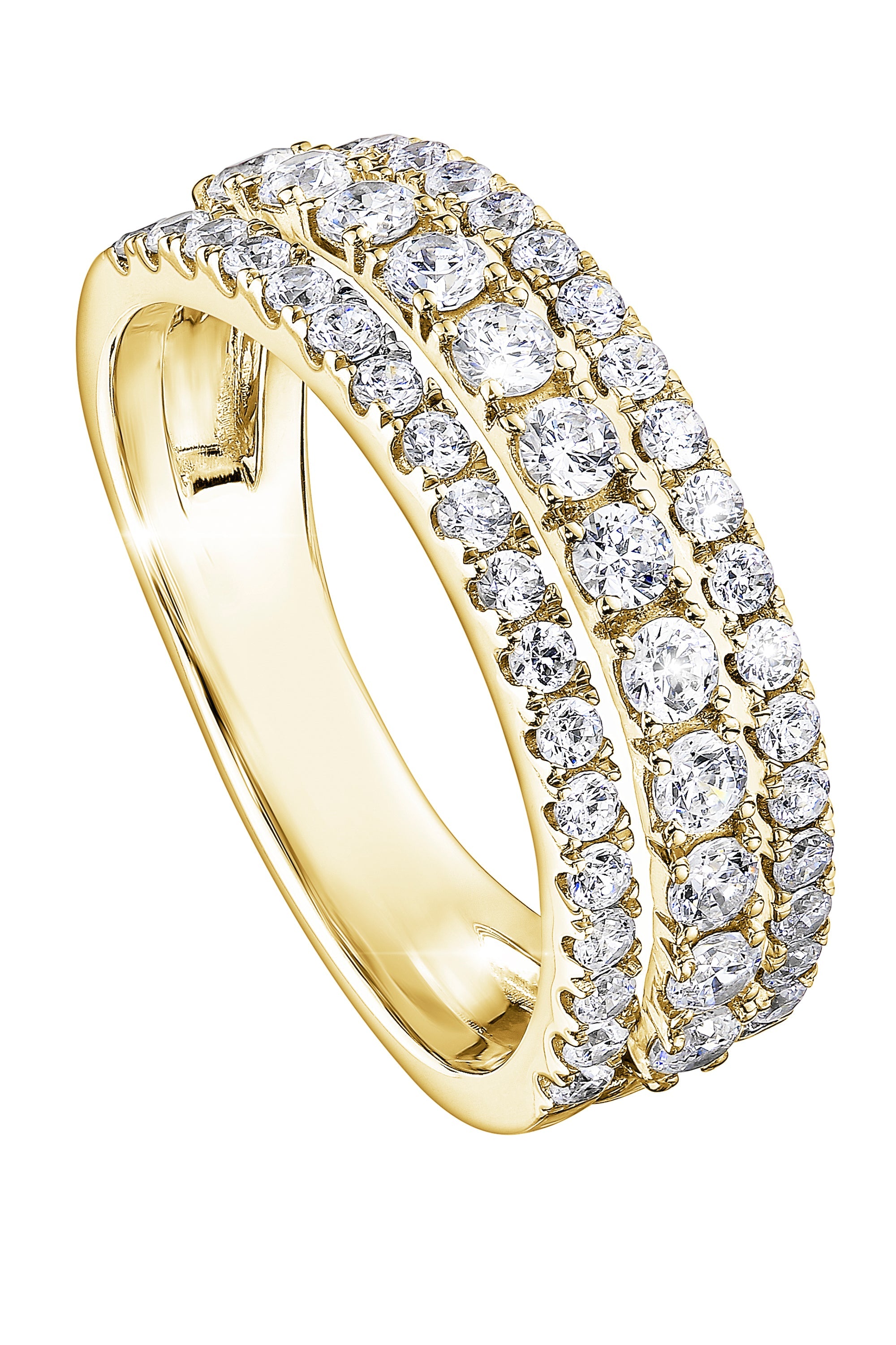 Women’s Colette Yellow Gold Lab Grown Diamond Ring Created Brilliance