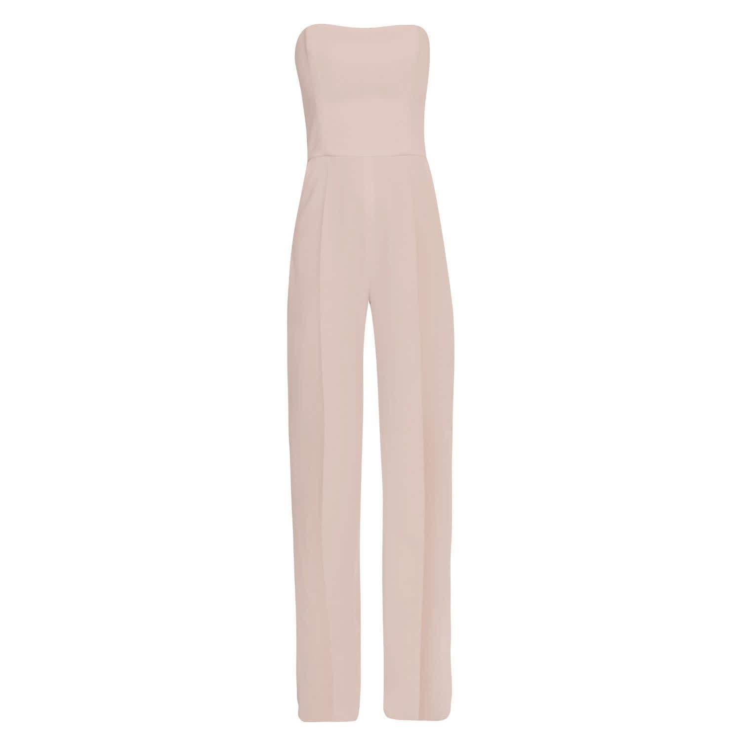 pink bandeau jumpsuit