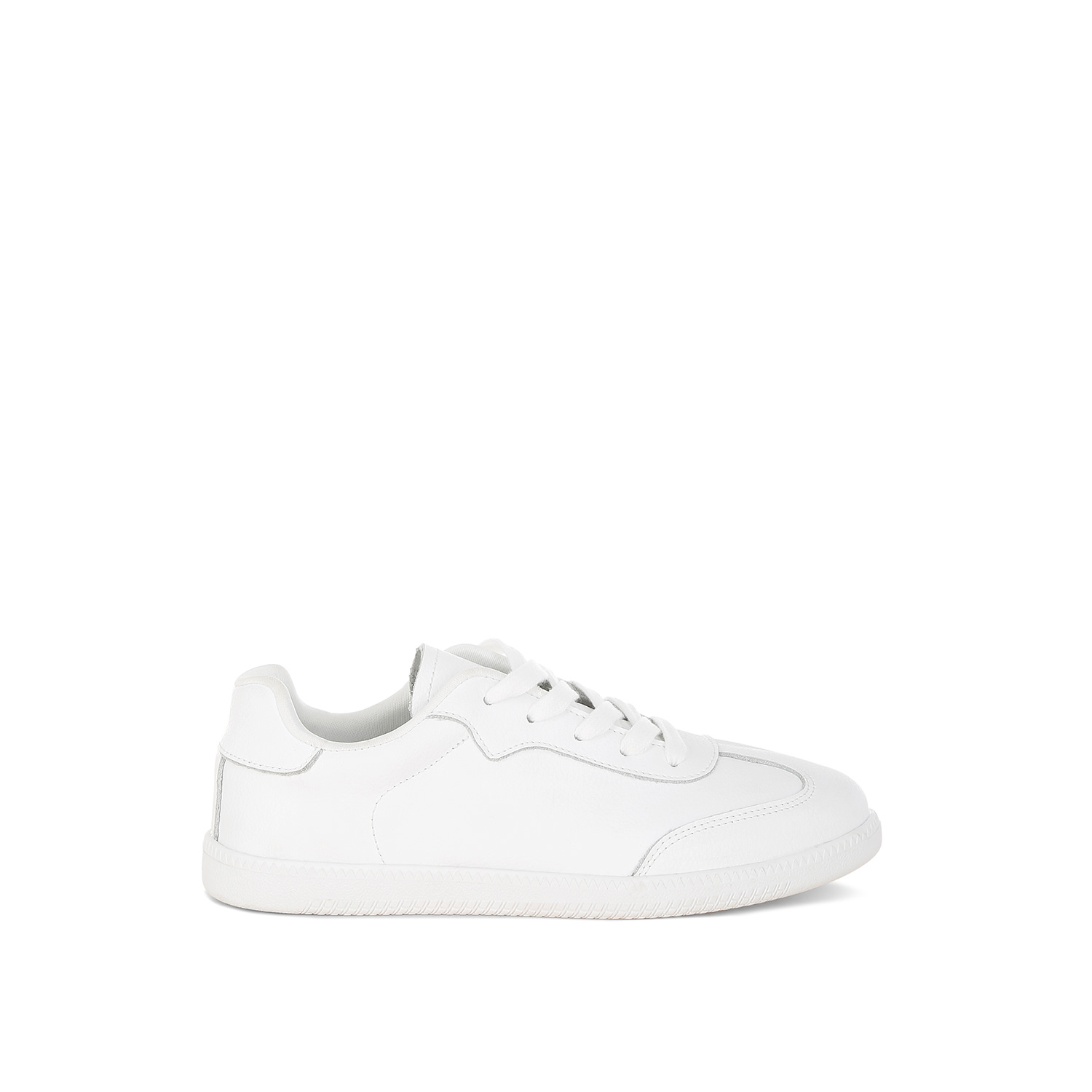 Rag & Co Women's Bostonia Real Leather Casual Sneakers In White By