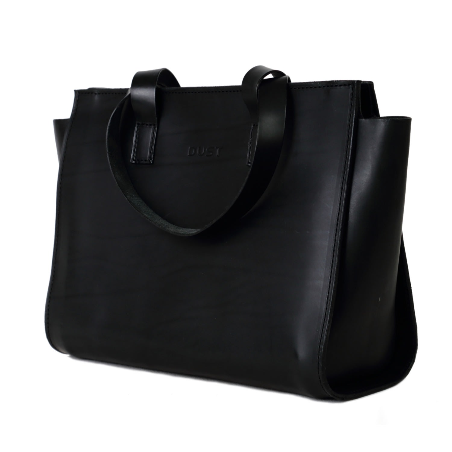 The Dust Company Women's Leather Shoulder Bag In Cuoio Black