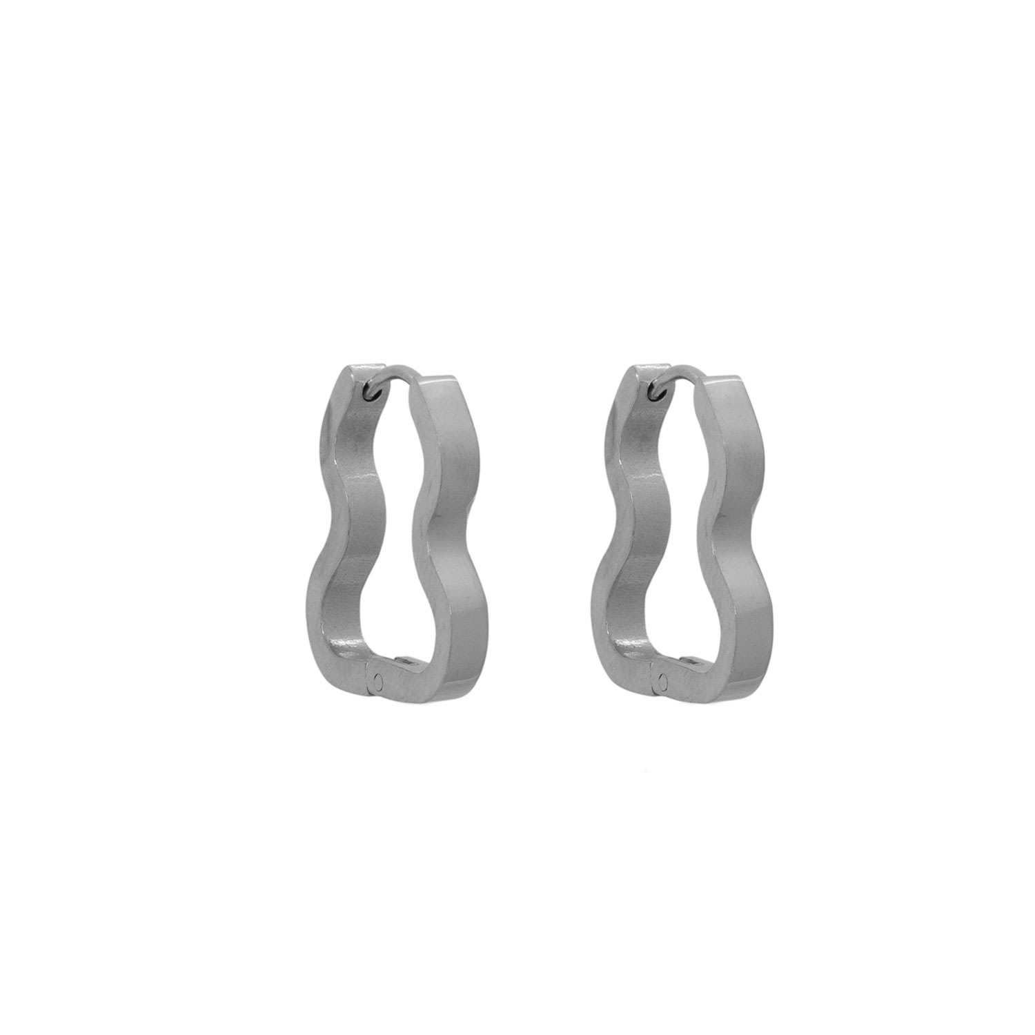 A Weathered Penny Women's Silver Arya Hoops In Gray