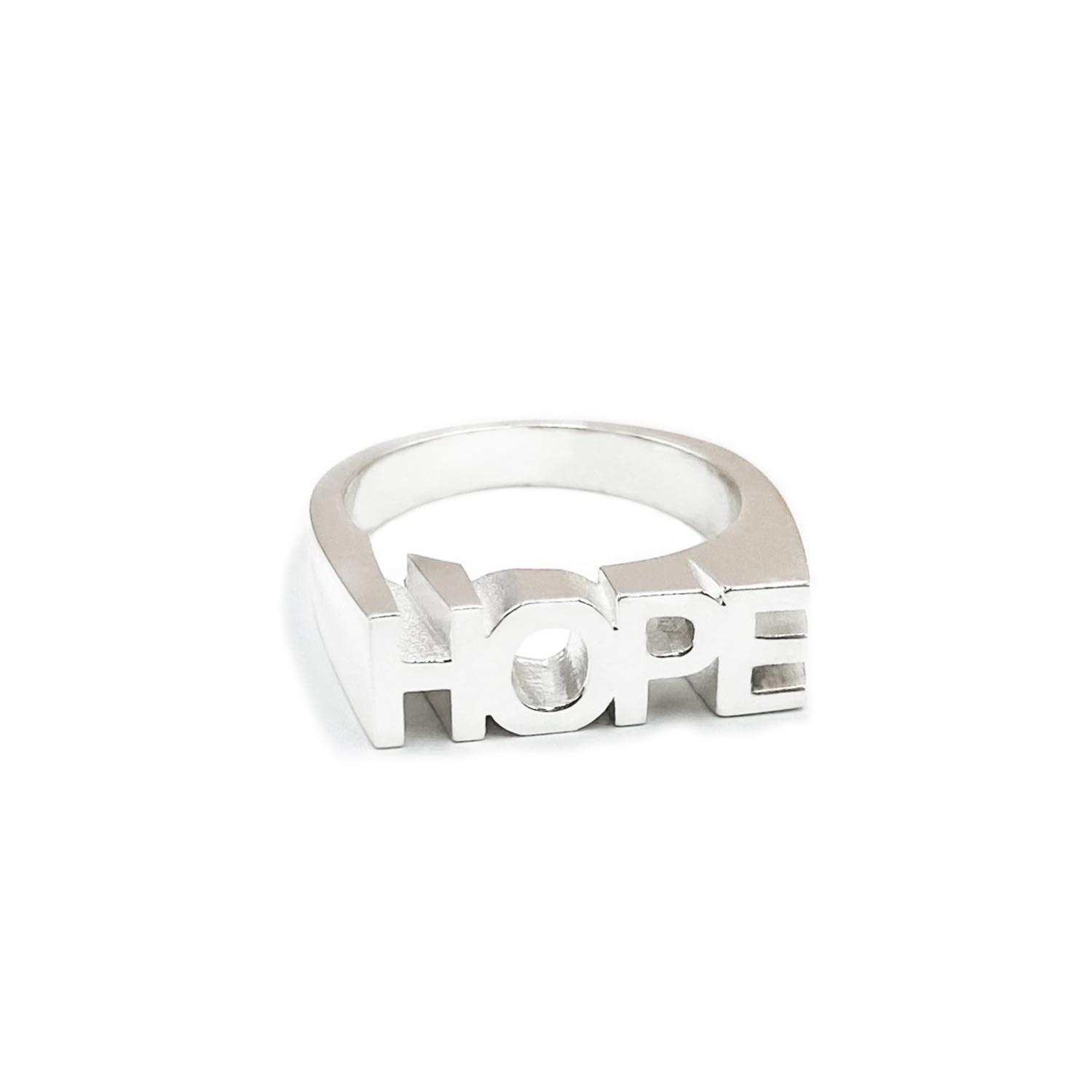 Litzi Women's Silver Hope Ring In Silver