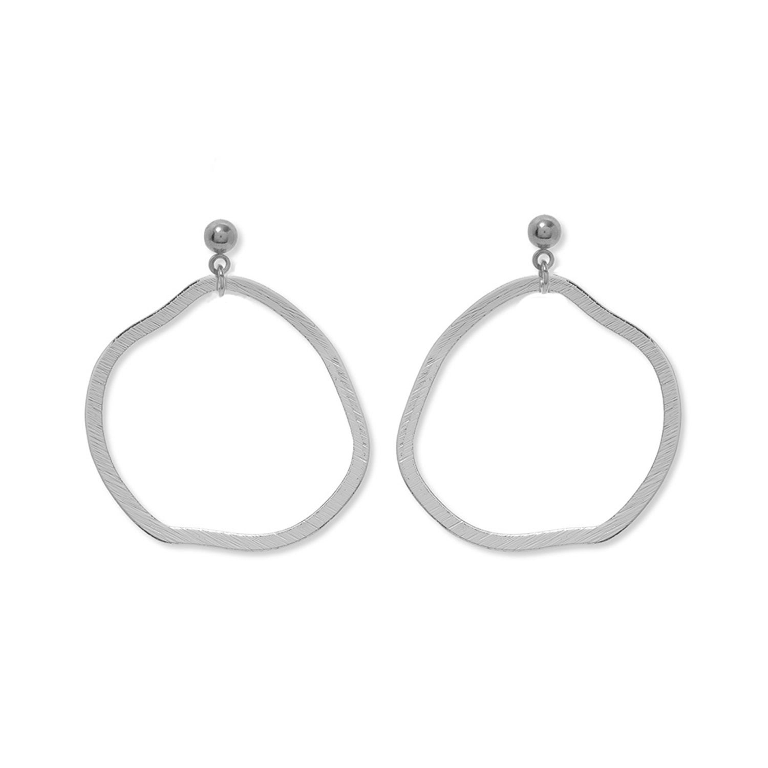 Women’s Alber Earrings - Silver A Weathered Penny