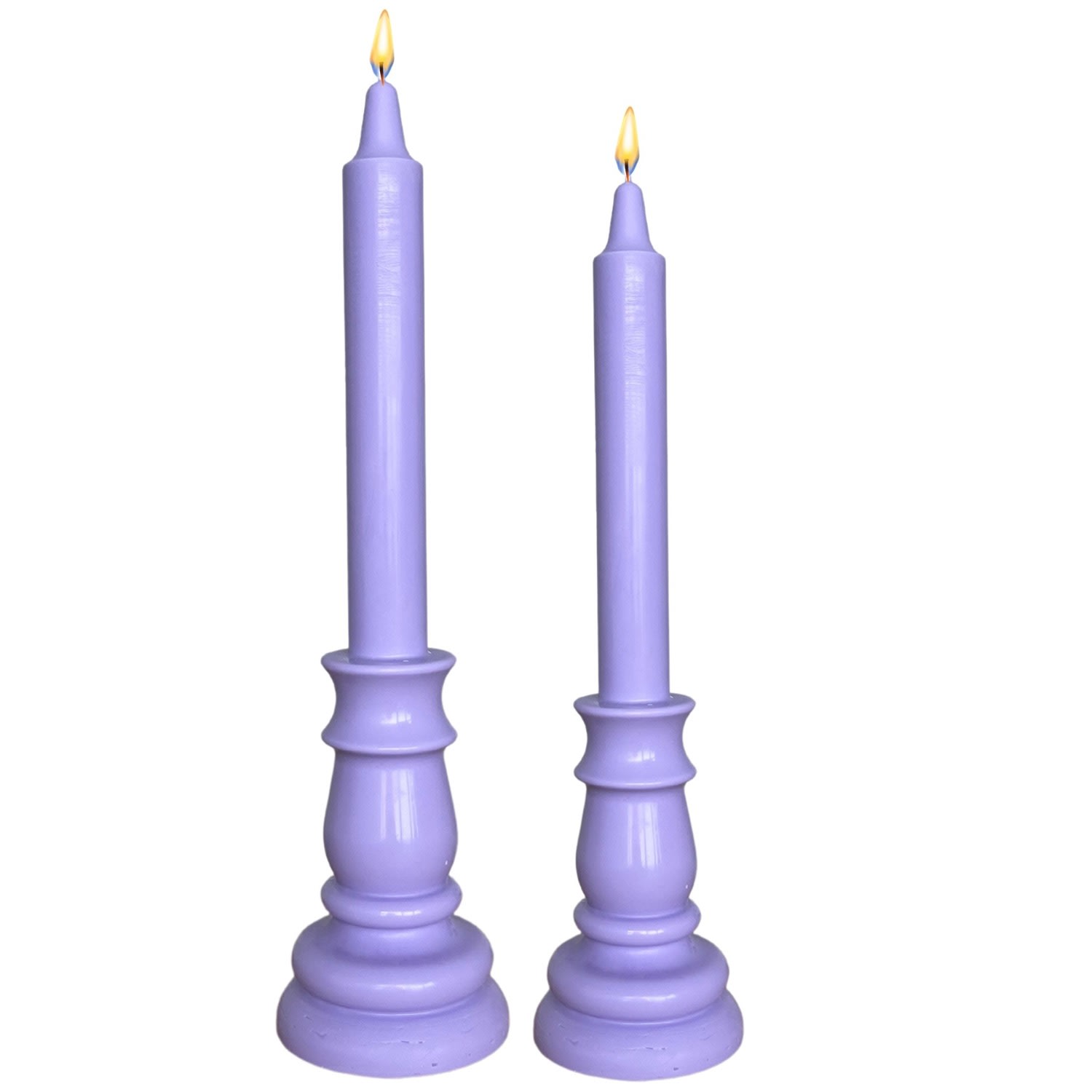 Pink / Purple Candela - Lilac Neos Candlestudio