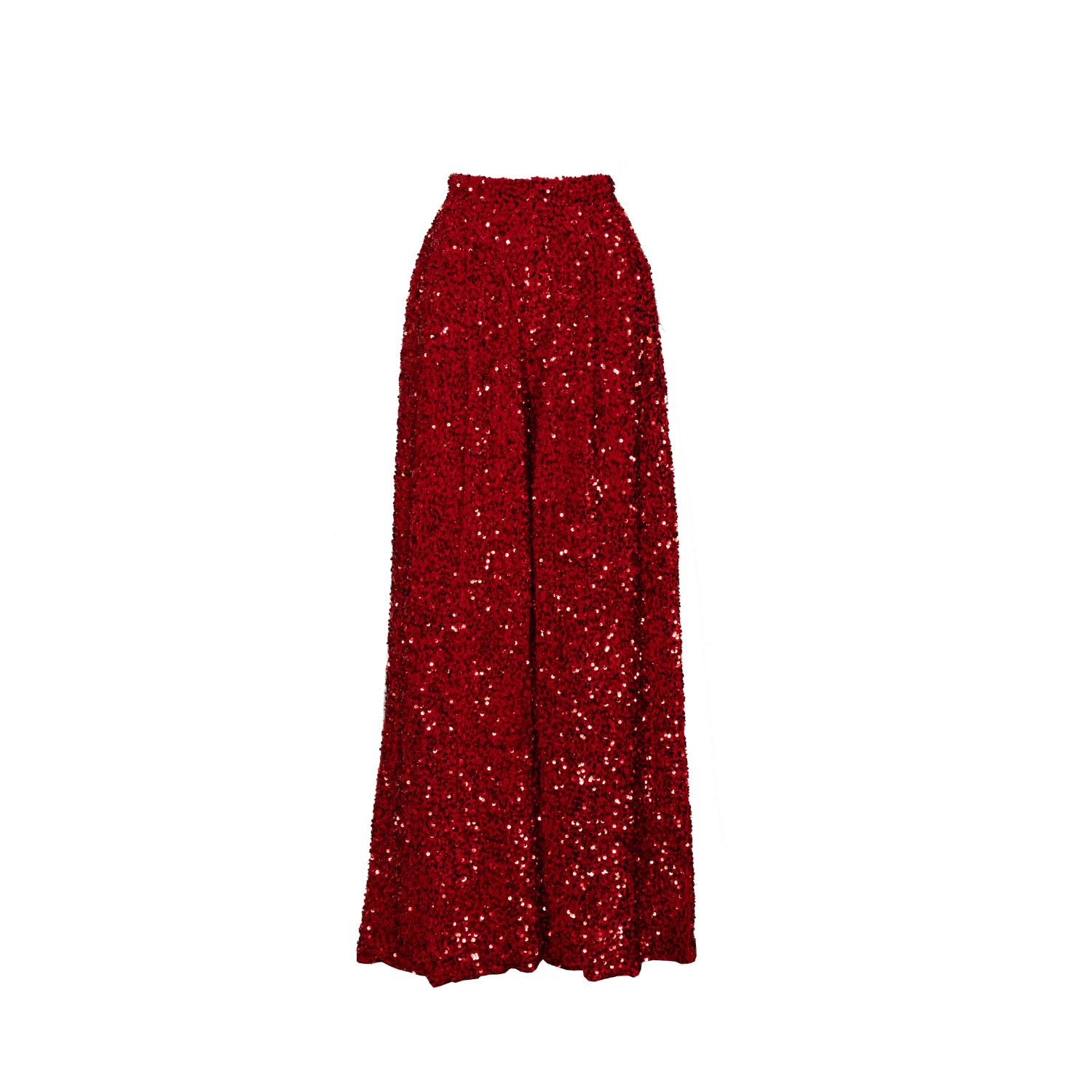 Ofuure Women's Red Liza Sequin Pants In Ruby