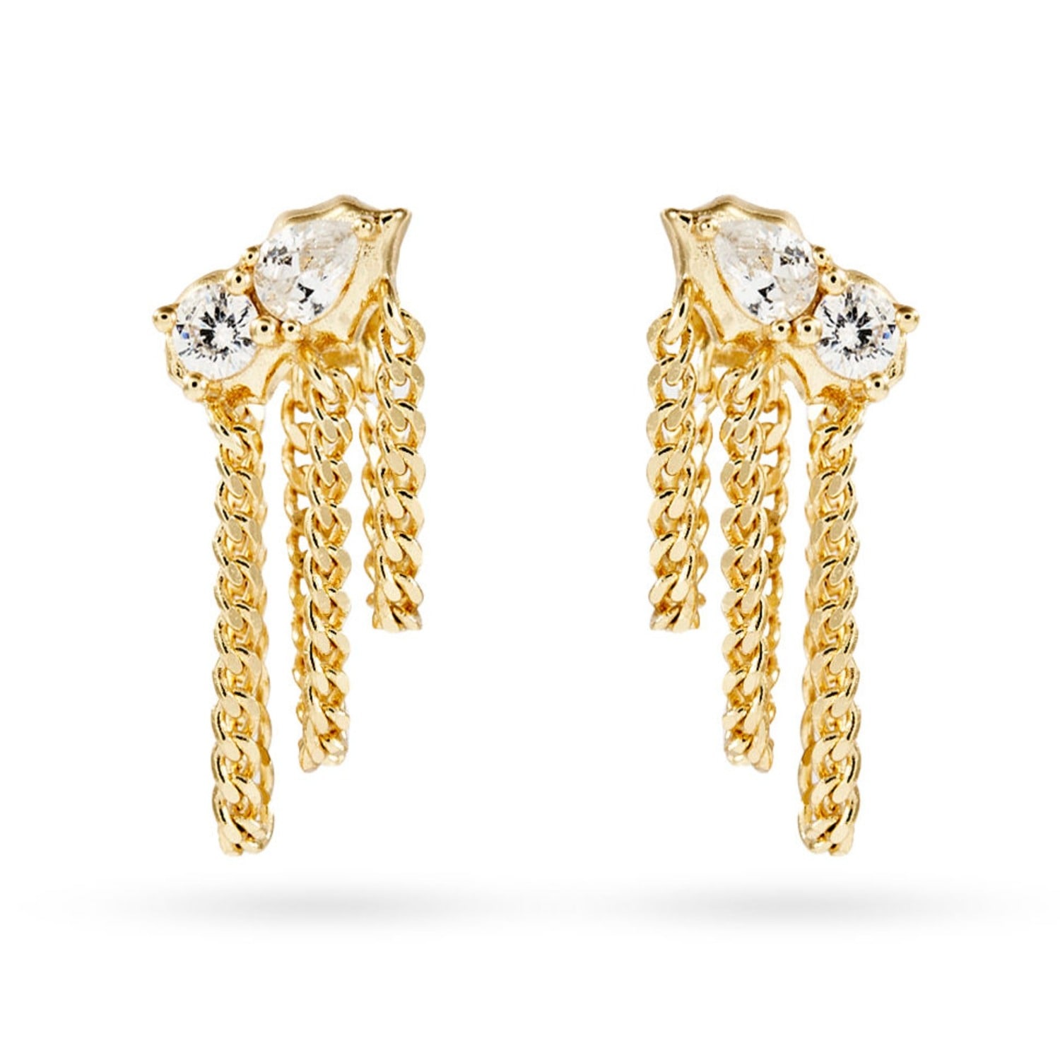 Onewildone Women's Gold Never Doubt Your Potential Earrings