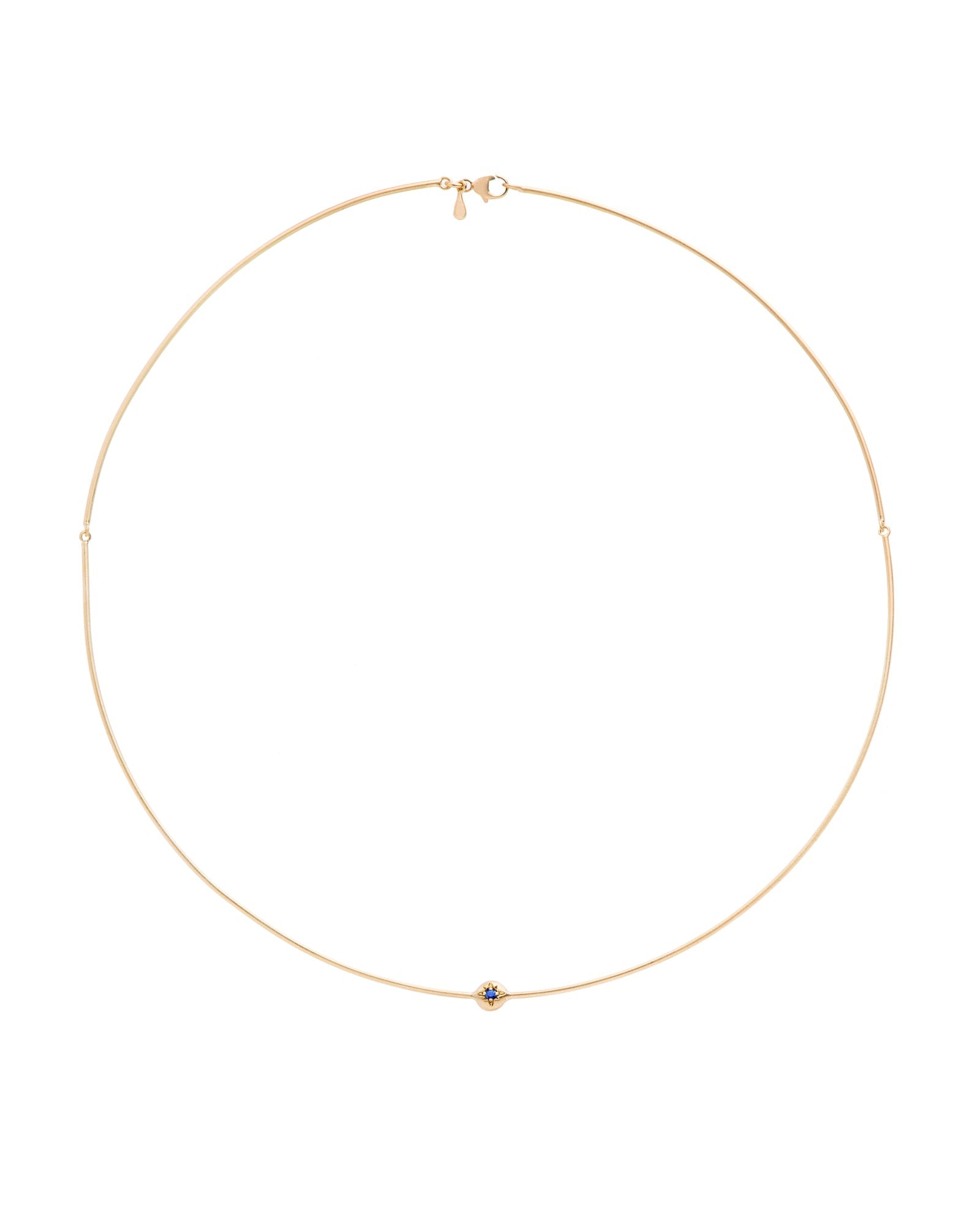 Eloise Jewelry Women's Blue Moon Necklace Sapphire In Blue