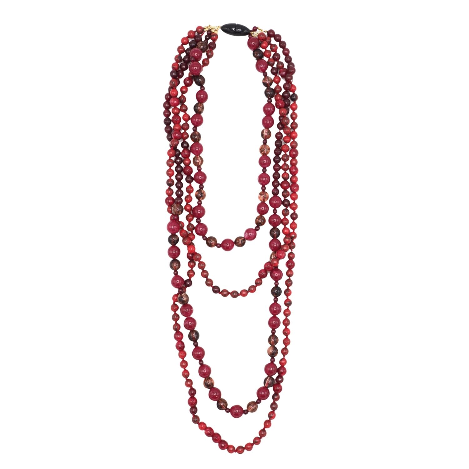 Sita Nevado Women's Liana Necklace - Dark Red In Red
