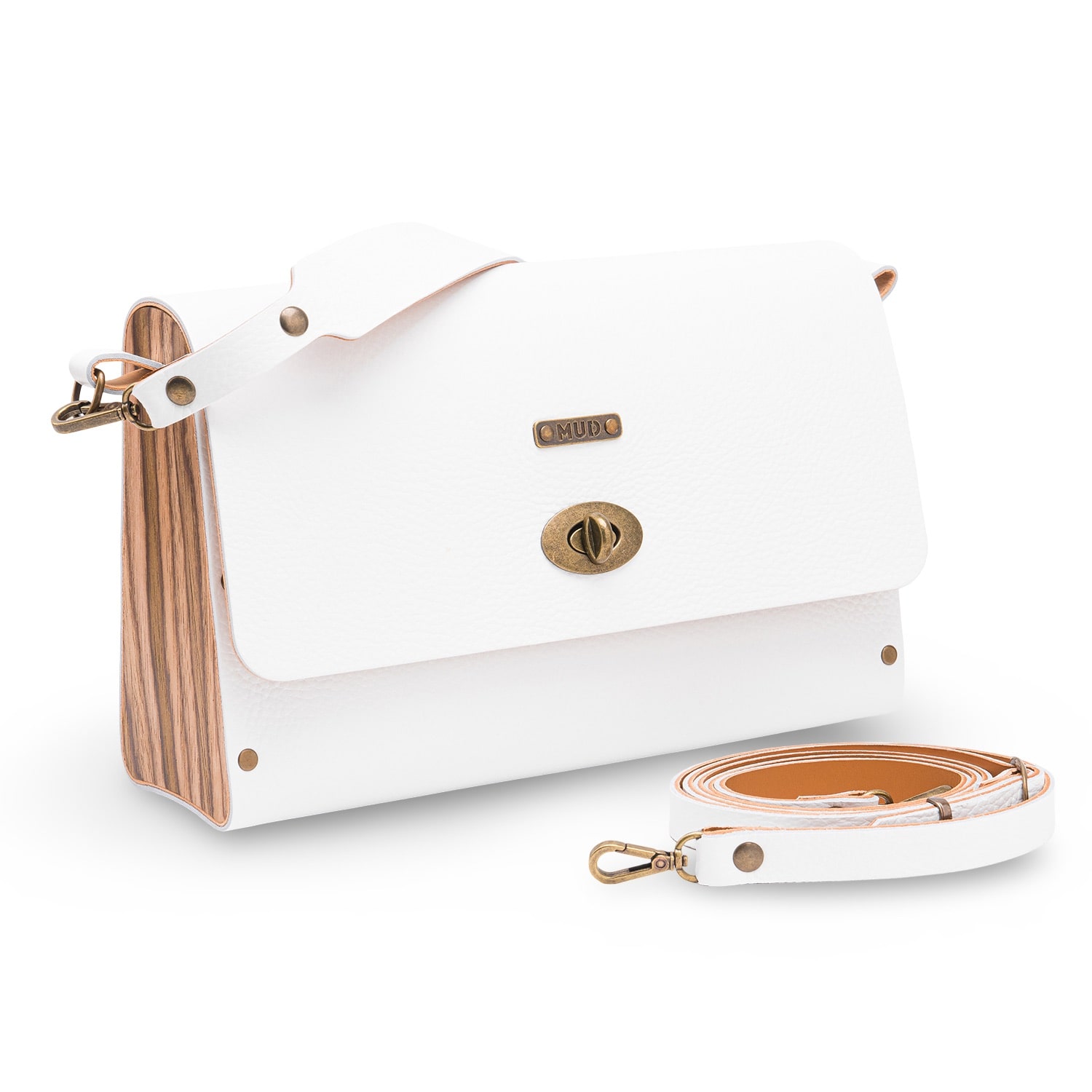 Mud - Manufacture Under Design Women's Leonor Medium Bag - White In White
