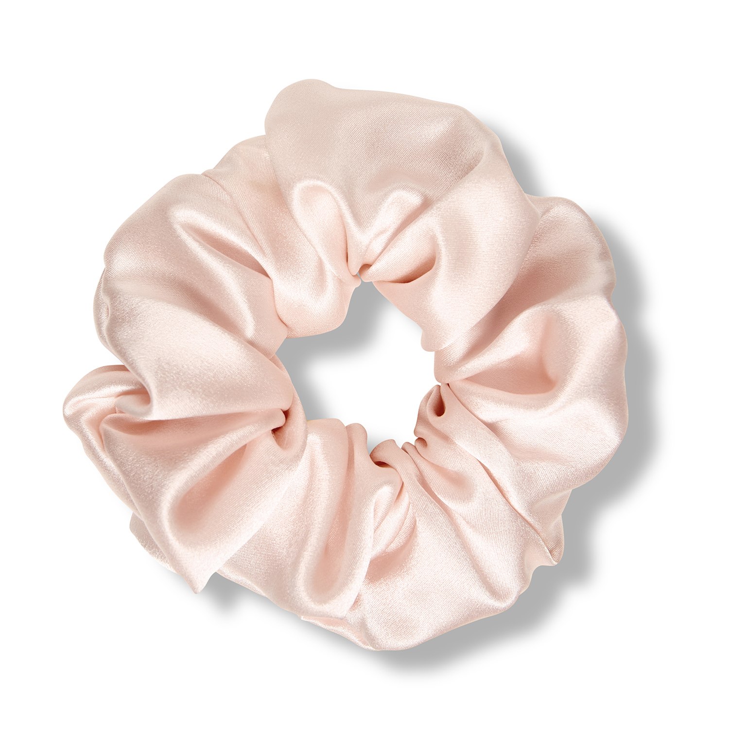 Women’s Pink / Purple / Neutrals Powder Pink Silk Scrunchie Two Bees London