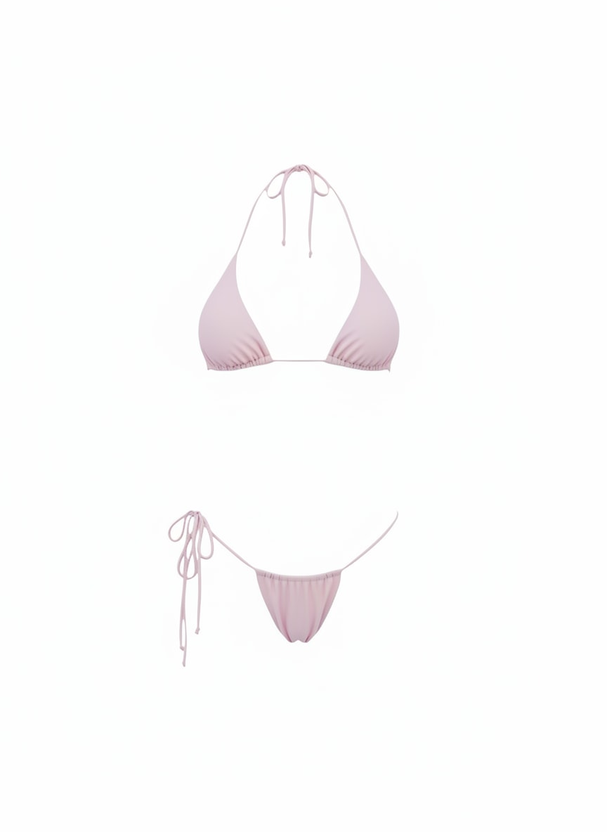 Women's Baby Pink Bikini Set | Xs/S | Dear Lover
