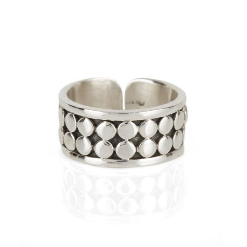 Charlotte's Web Jewellery Women's Maharaja Silver Adjustable Midi Cuff Or Toe Cuff In Silver