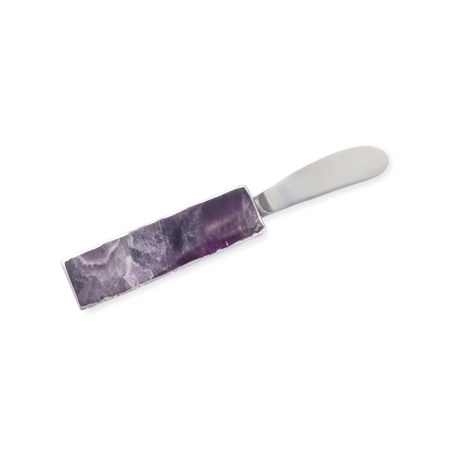 Greatfool Amethyst Spread Knife In Multi