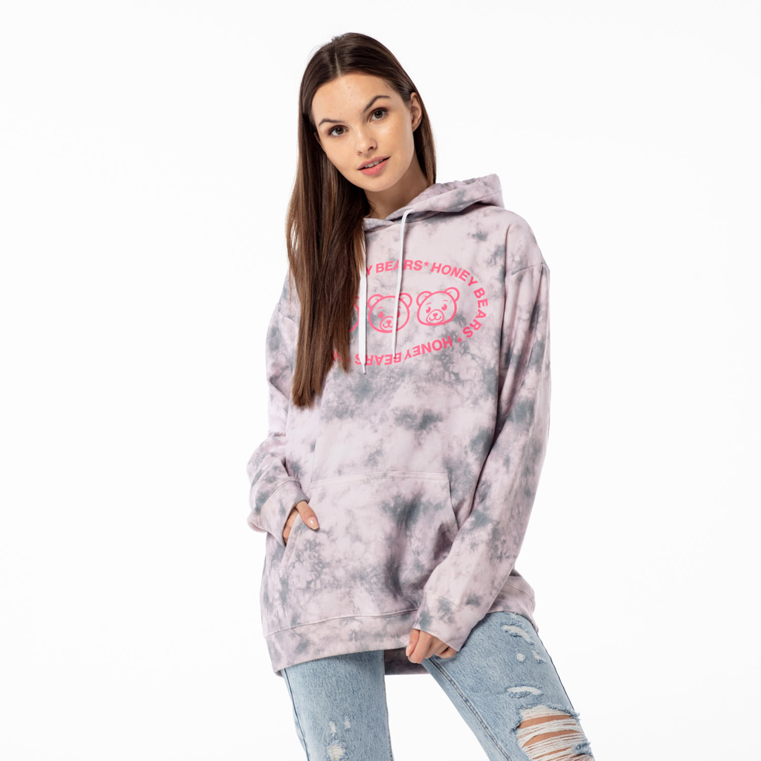 Aloha From Deer Women's Honey Bears Overisze Hoodie
