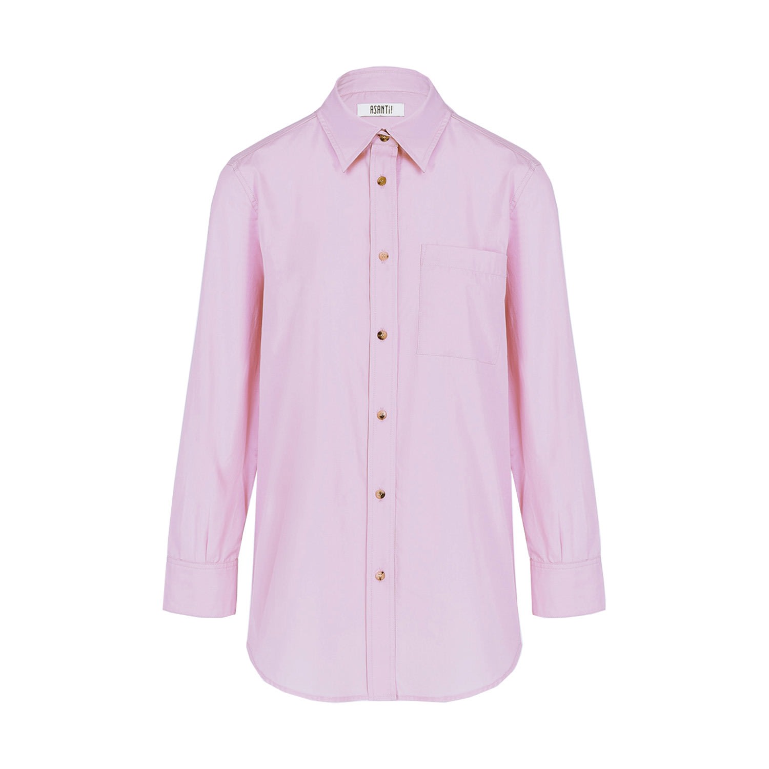 Women’s Pink / Purple Urembo Boyfriend Shirt - Petal Medium Asantii