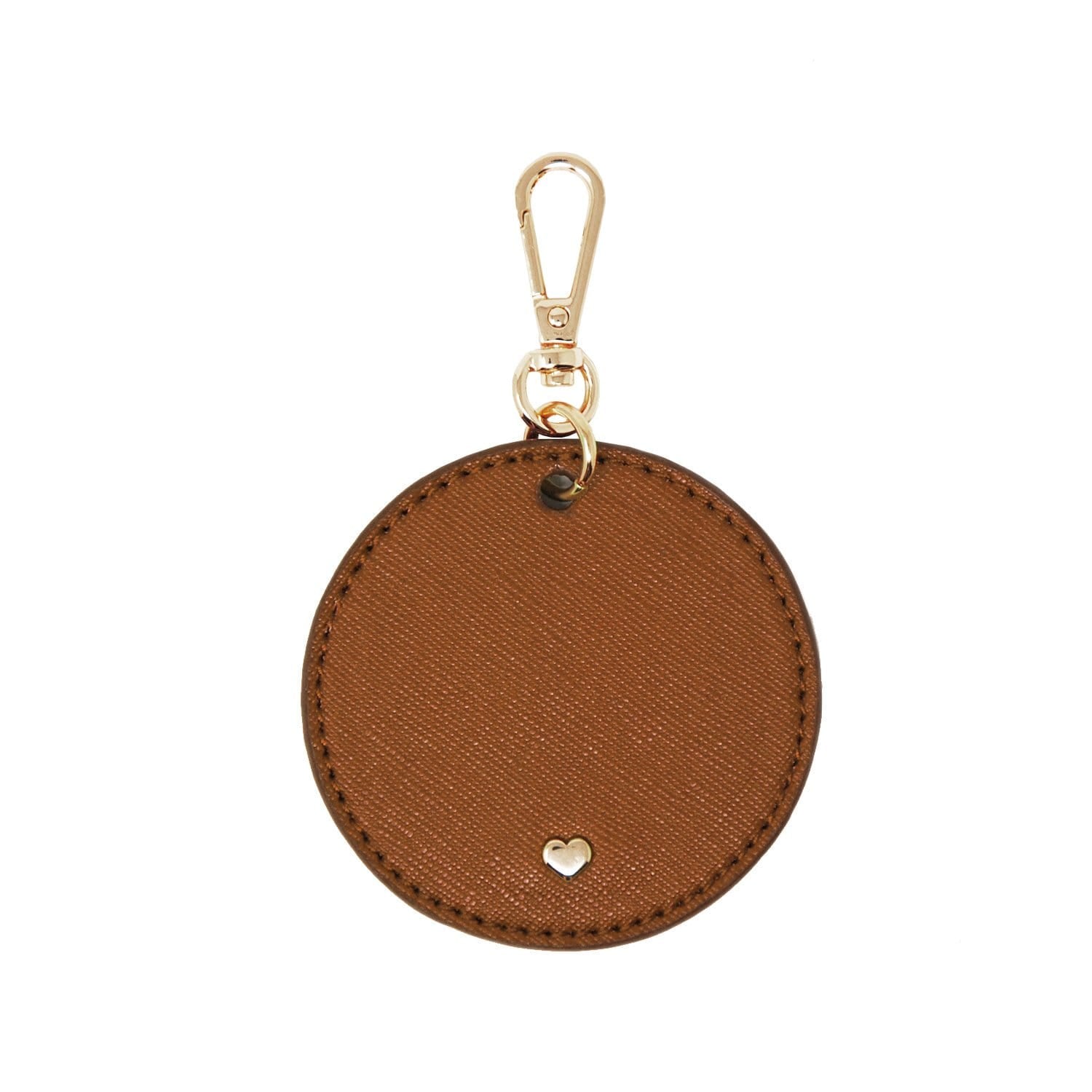 Jlr London Brown Original Arlo Circle Keyring - Tan In Brown