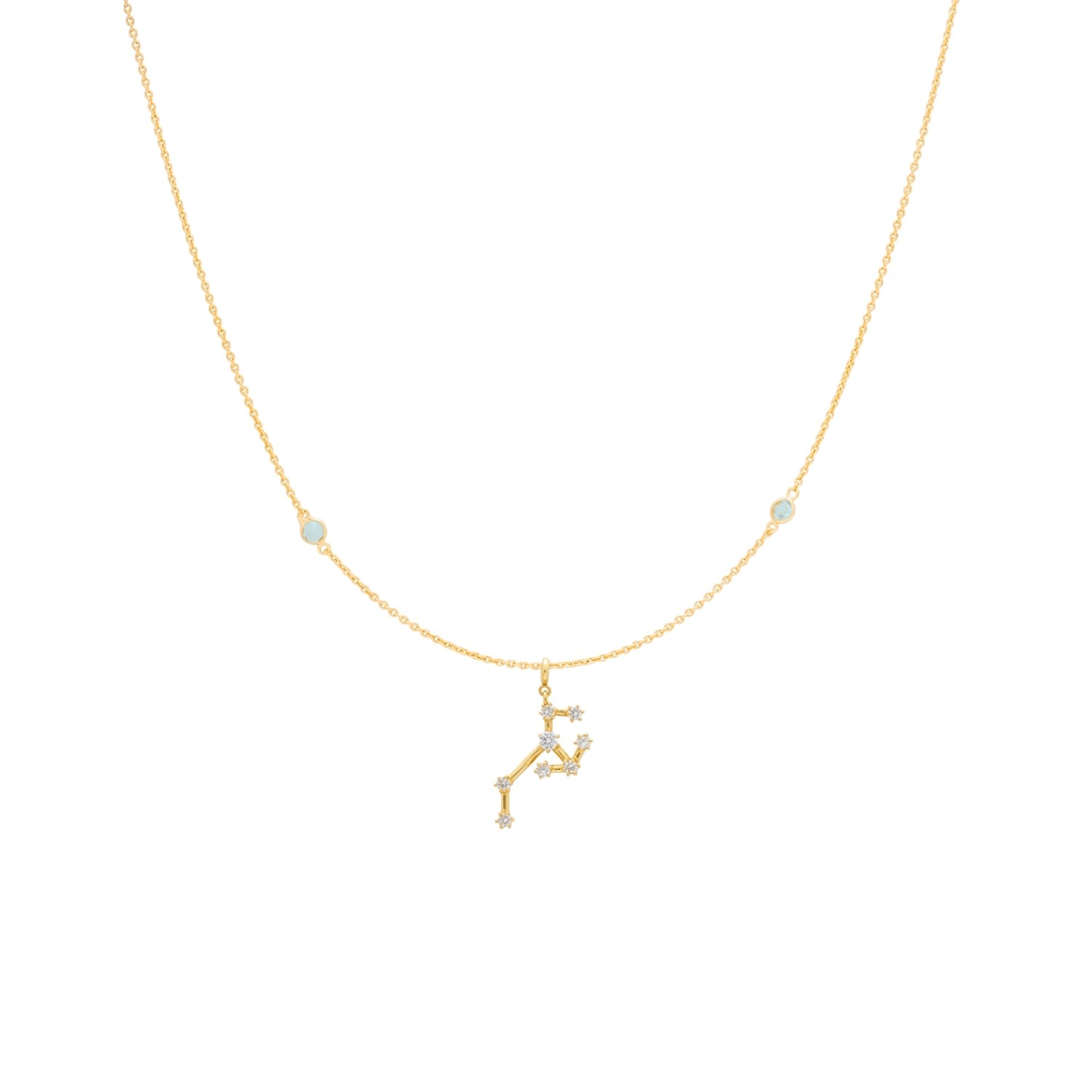 Women’s Zodiac Horoscope Sign Sagittarius Constellation Necklace Gold Lavani Jewels