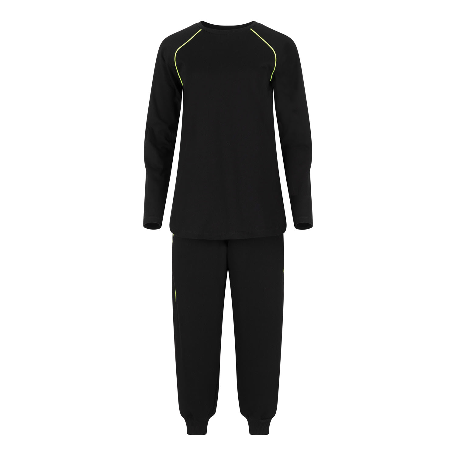 Clothes By Locker Room Black Two-piece Activewear Set In Black