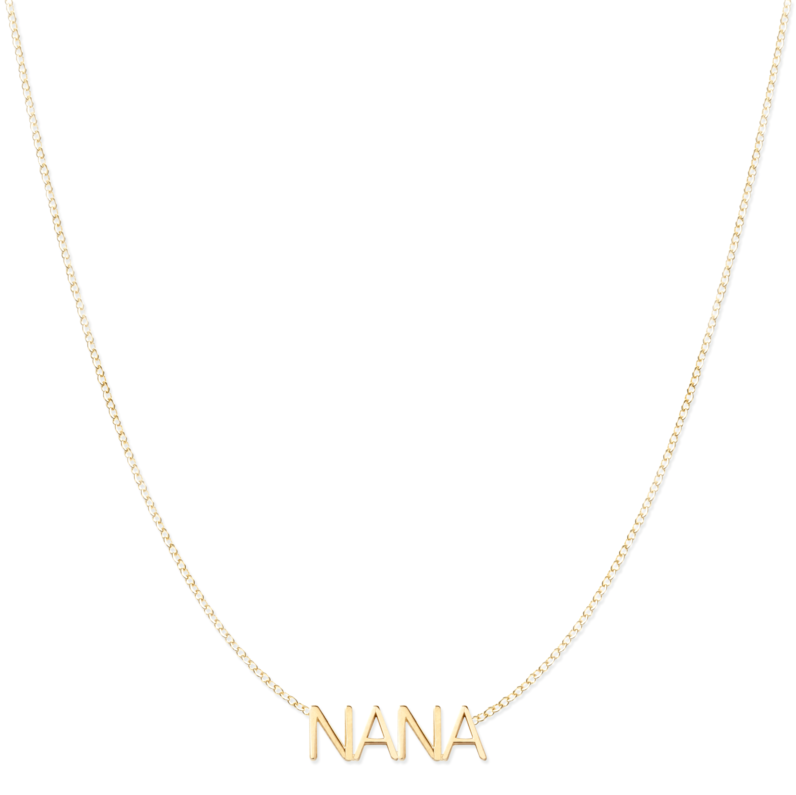 Maya Brenner Women's Nana Necklace - Rose Gold In Gold