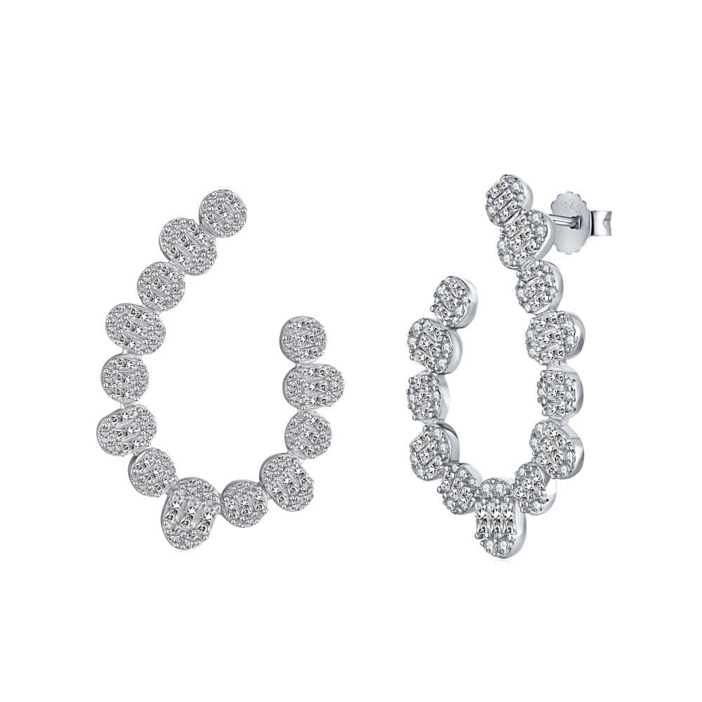Viviana Halil Women's The Ophelia Premium Zirconia Earrings In Sterling Silver