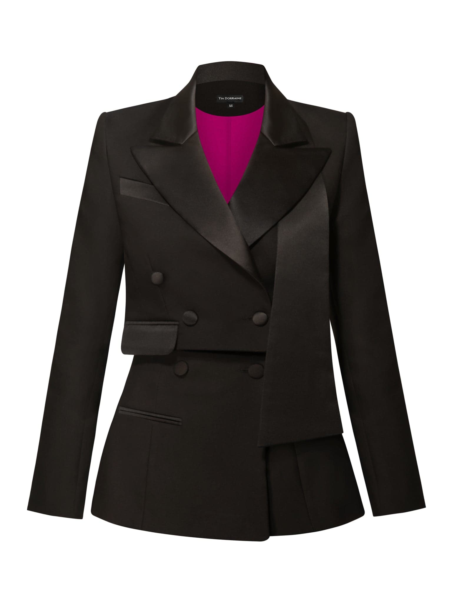 Très Chic Two-Part Blazer - Black | Tia Dorraine | Wolf & Badger