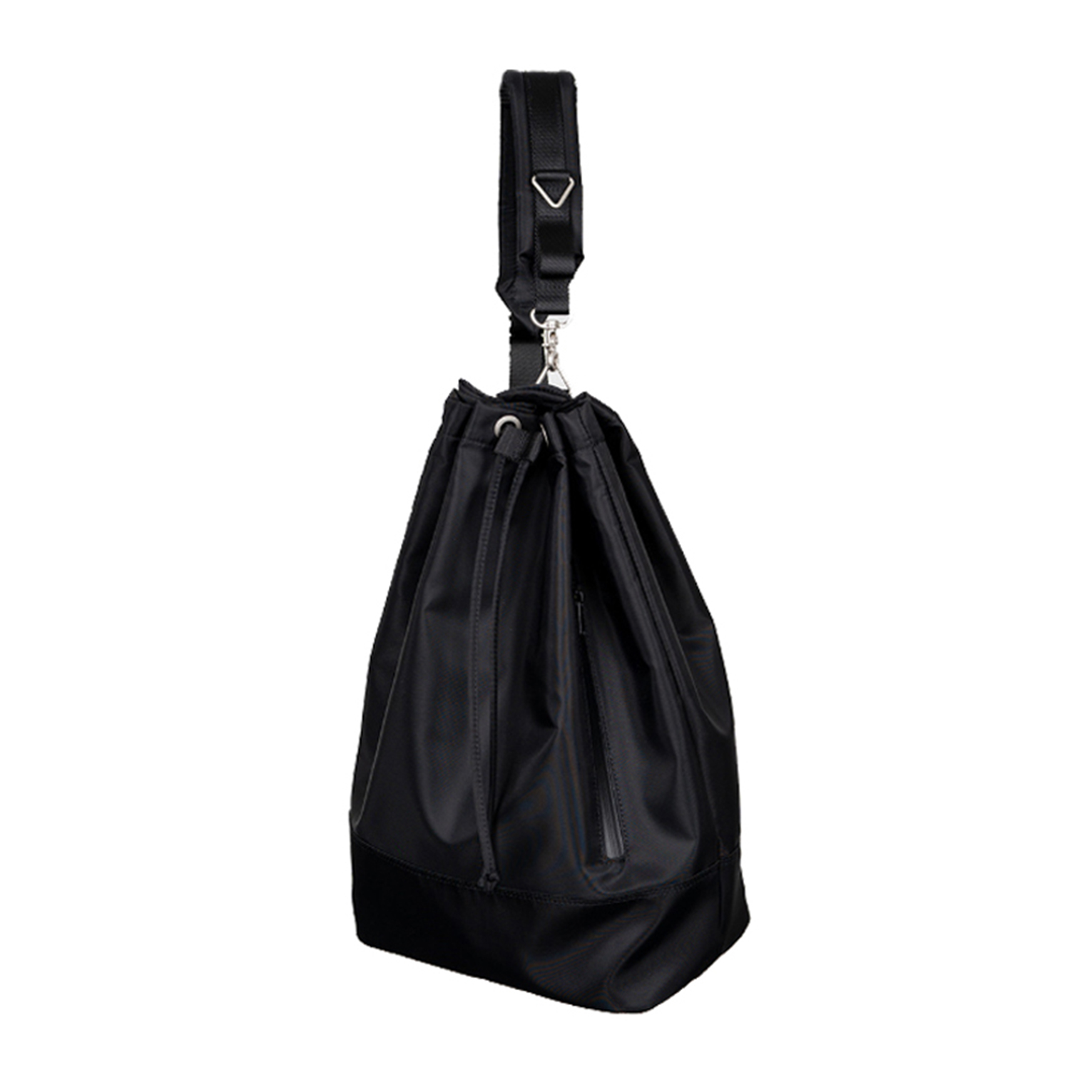 Two-Way Waterloo Nylon Duffel Bag - Black | HAH ARCHIVE | Wolf