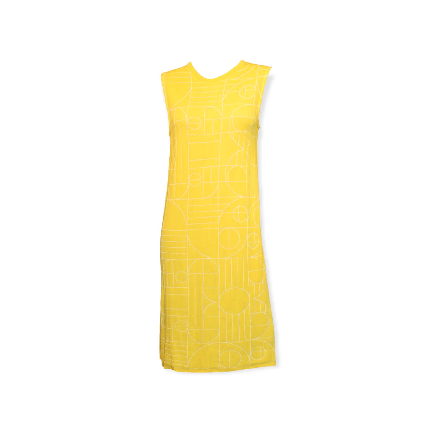 Women’s Yellow / Orange / White Play Yellow Dress Small Maria Aristidou