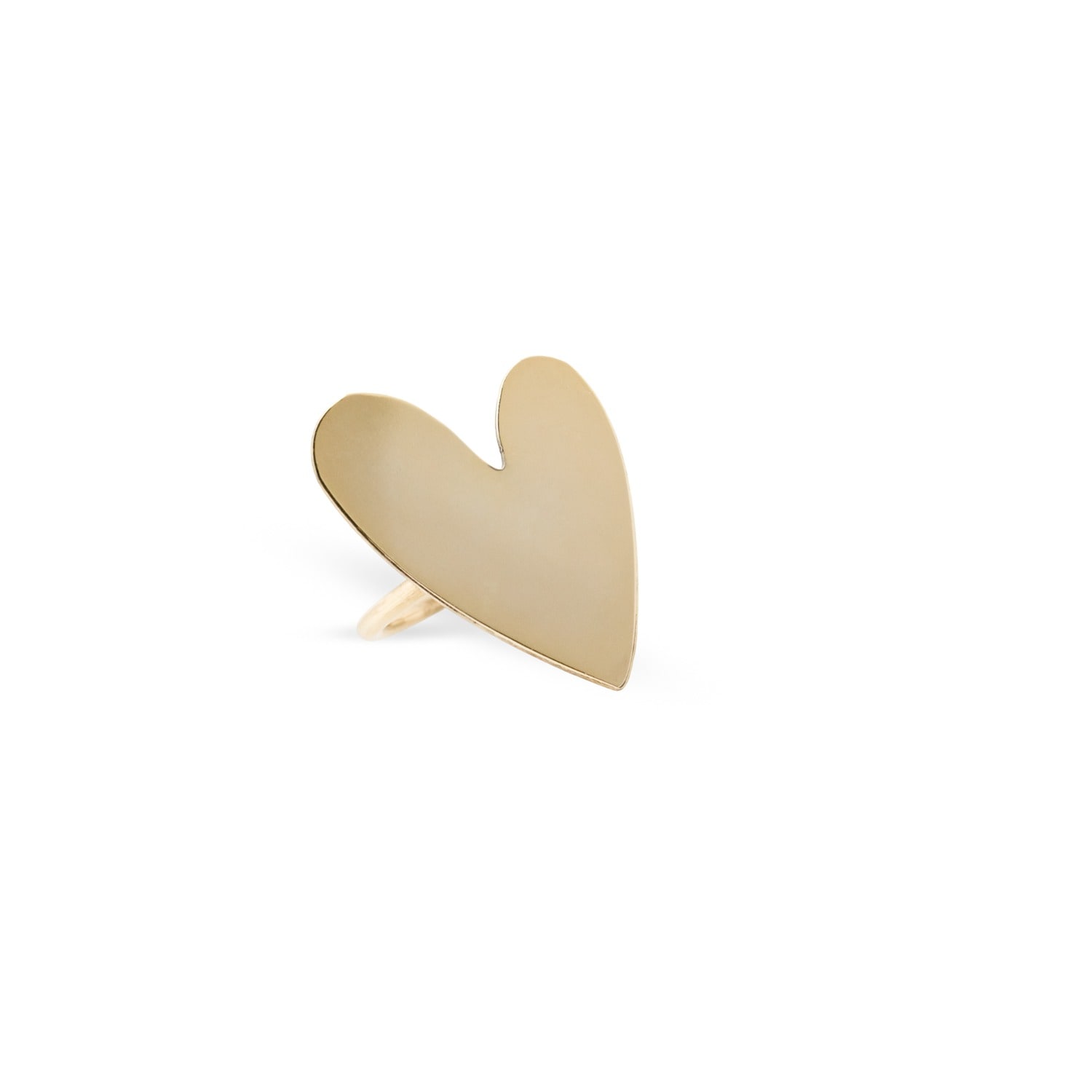 Silver Moon Women's Gold Sterling Silver Ring – Pure Heart