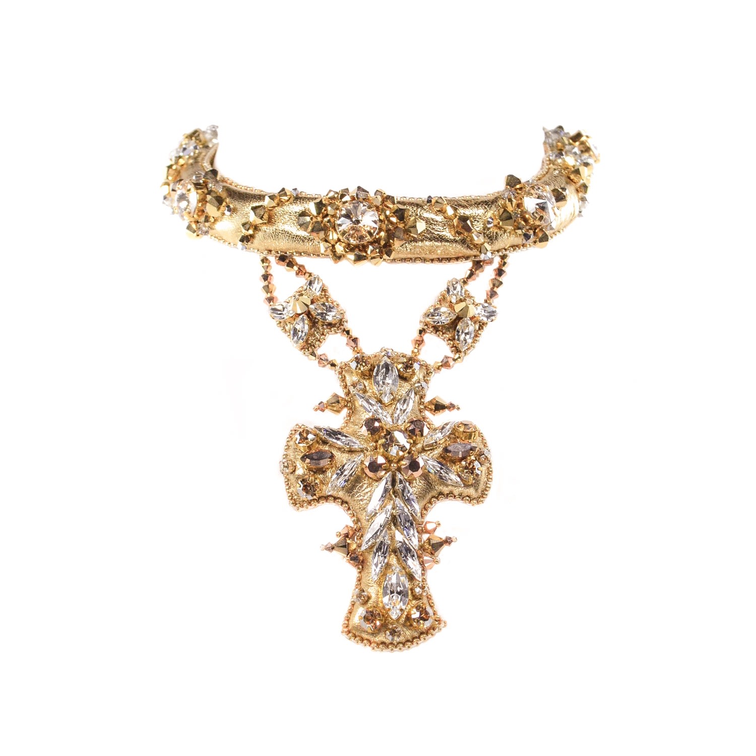 Women’s Evette Gold Collier With Detachable Pendant Elevée Jewels